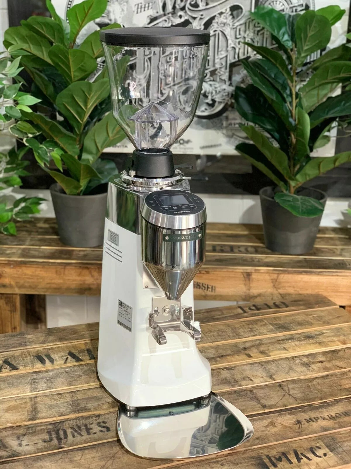 Mazzer Robur S Electronic - White