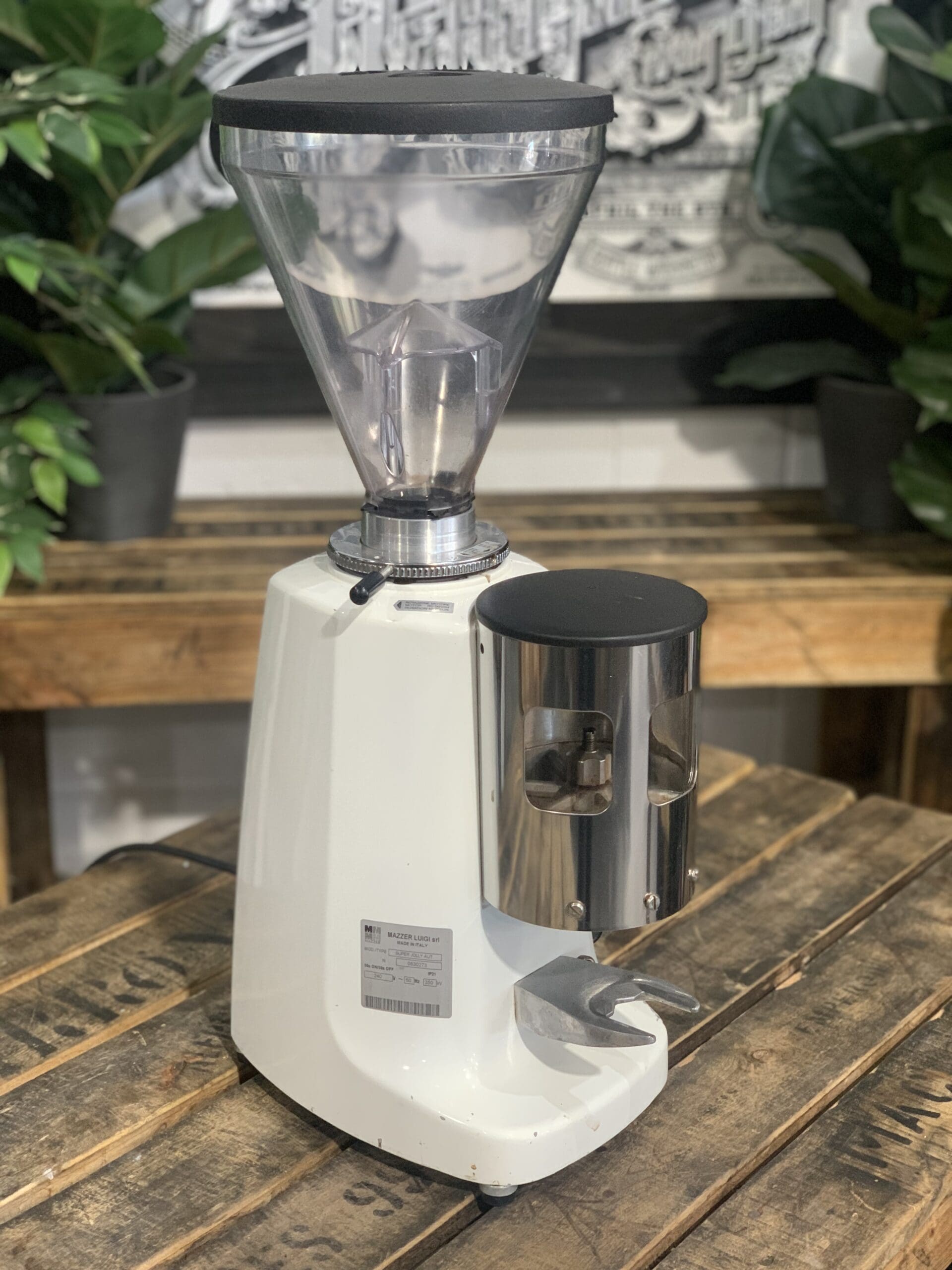 Mazzer Super Jolly Automatic - White