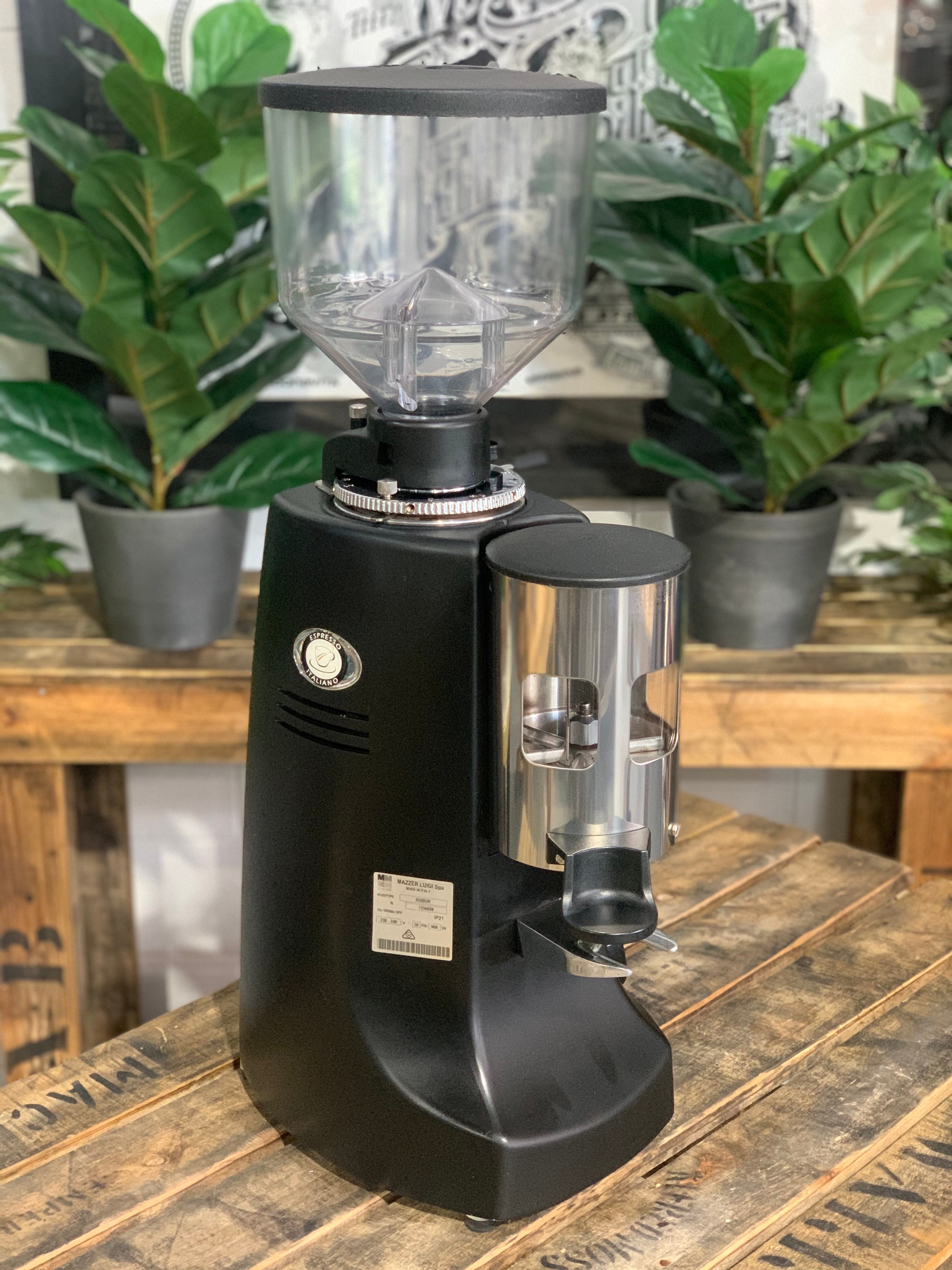 Mazzer Robur Automatic - Coffee Grinder - Black