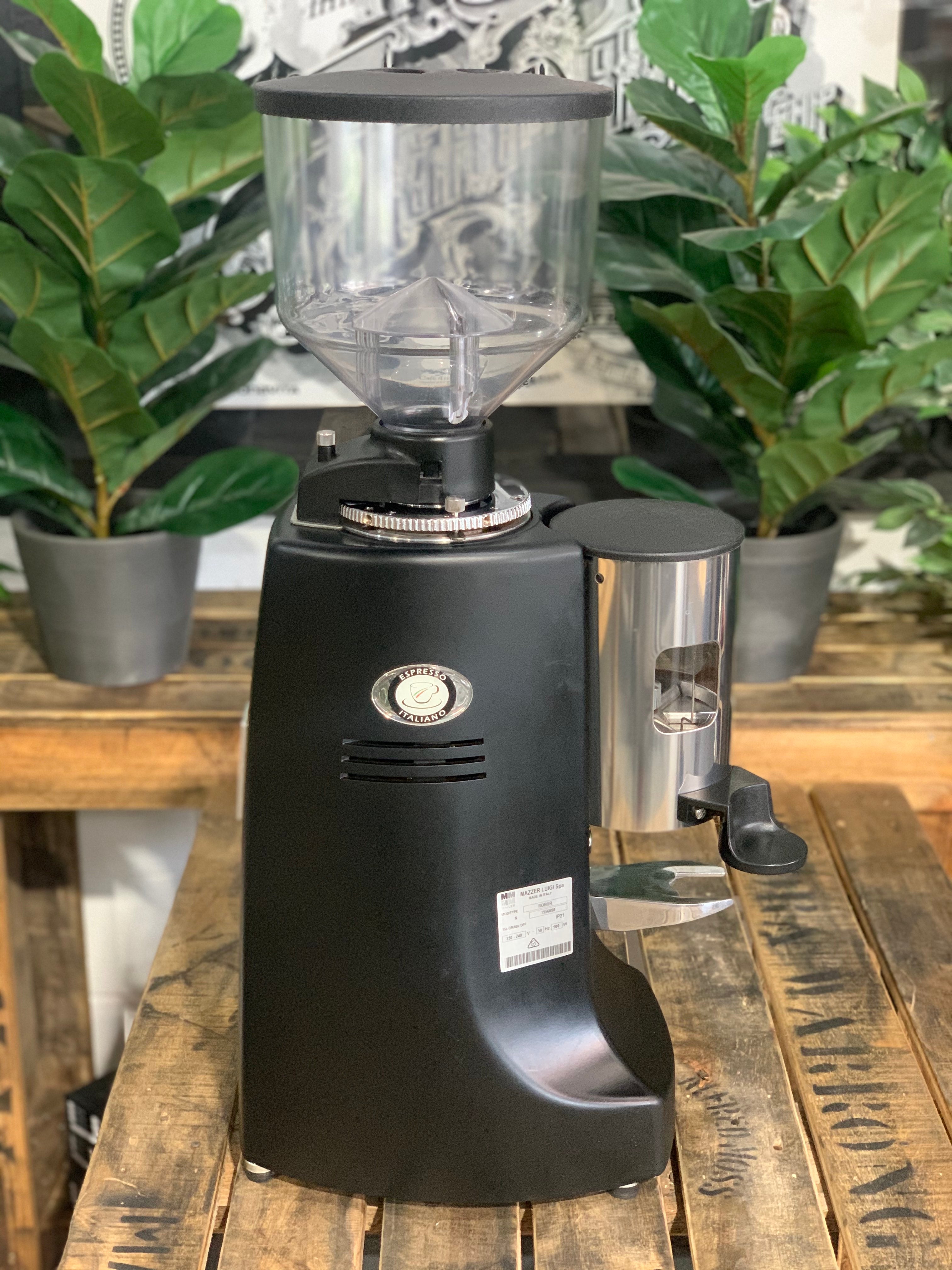 Mazzer Robur Automatic - Coffee Grinder - Black