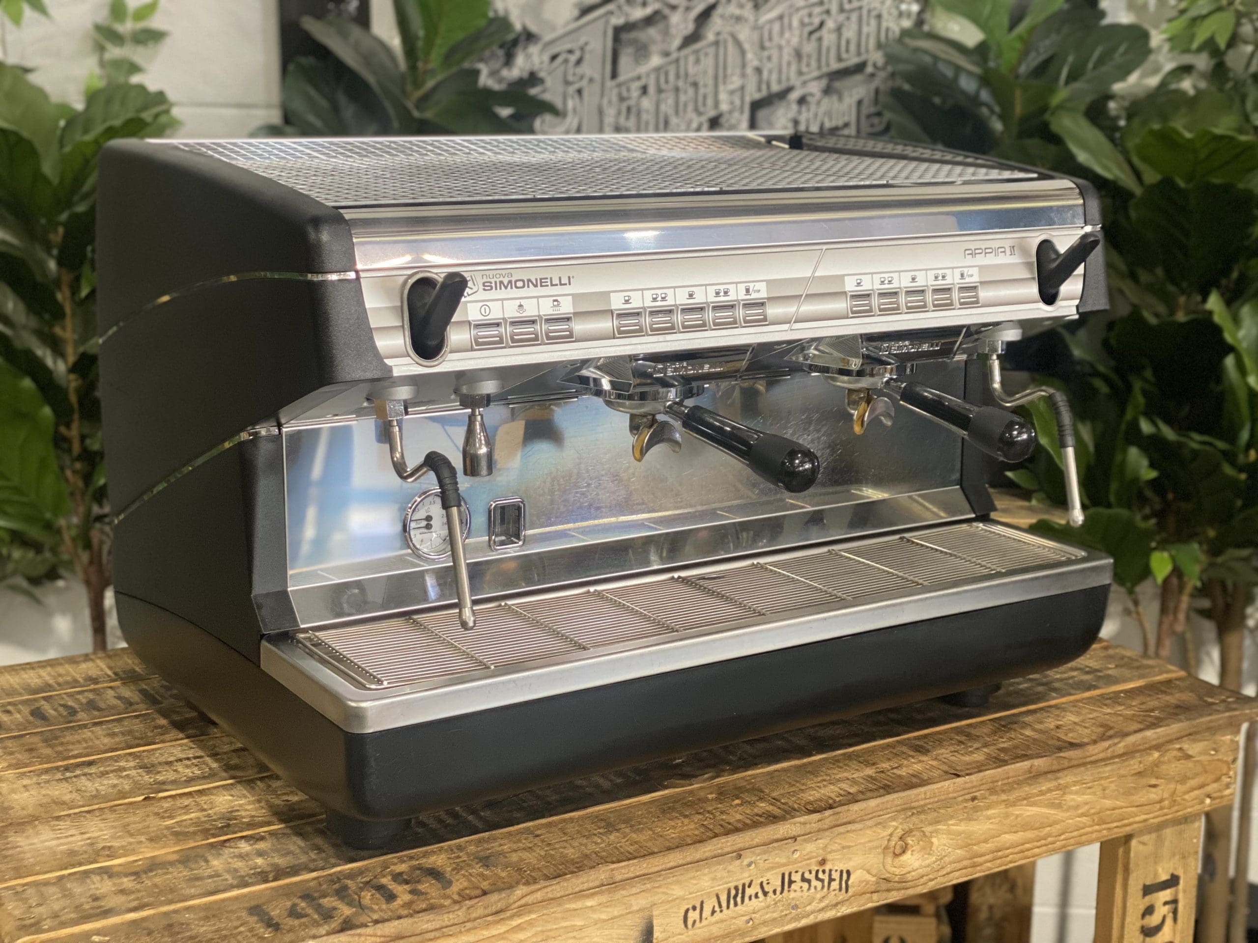 Nuova Simonelli Appia II - 2 Group Commercial Espresso Machine - Black