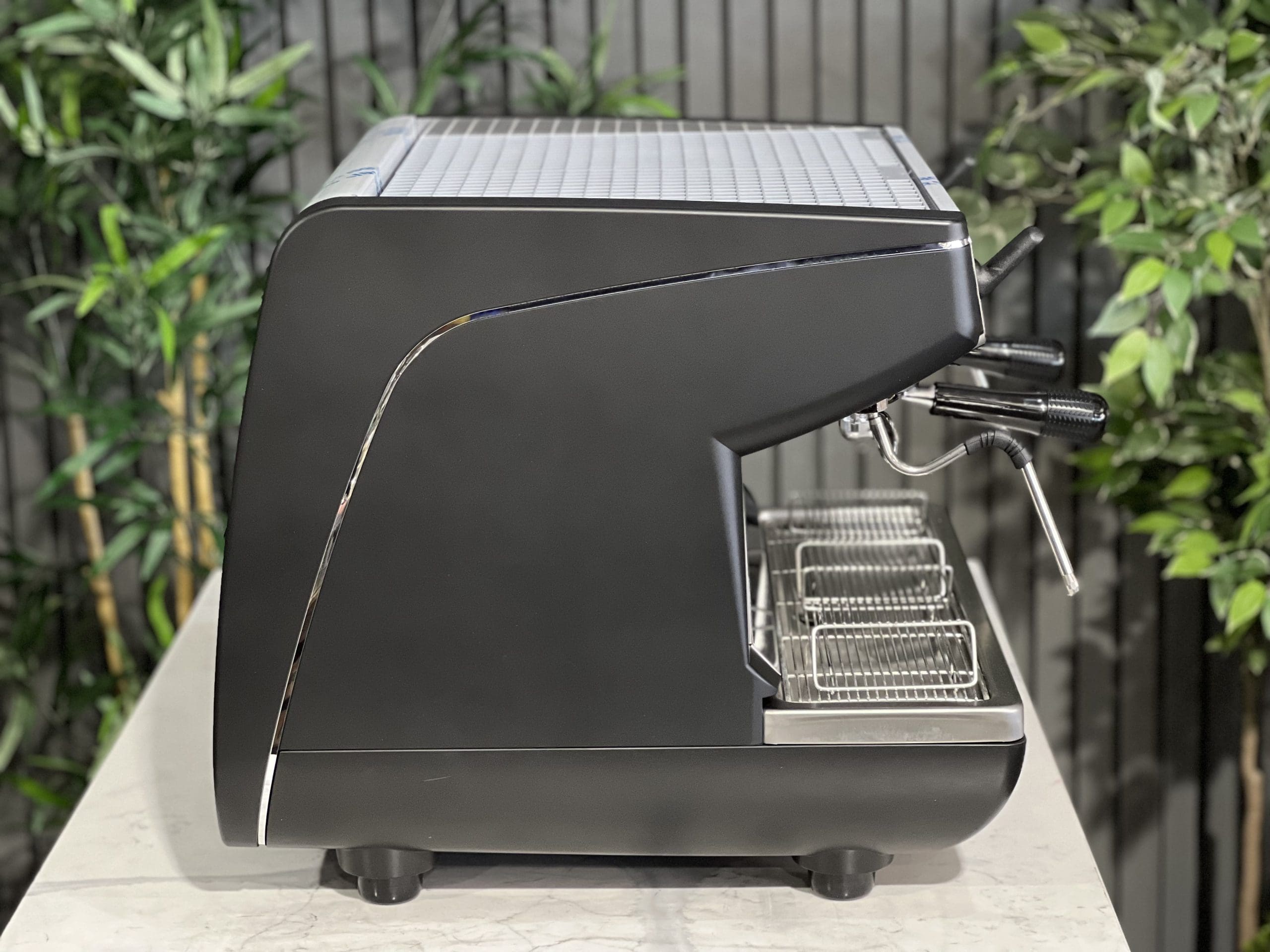 Nuova Simonelli Appia Life Compact High Cup - 2 Group Commercial Espresso Machine - Black