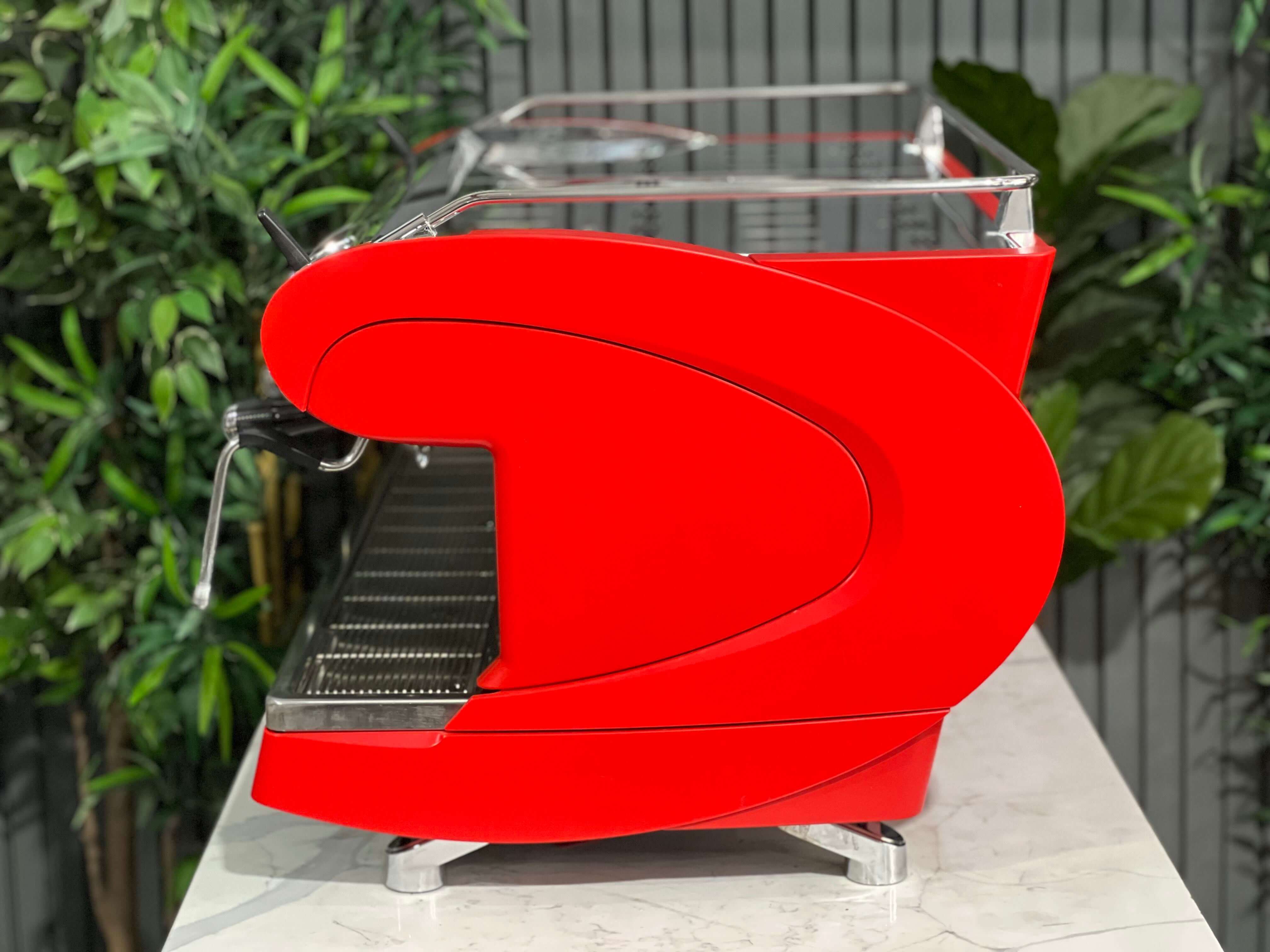 Nuova Simonelli Aurelia Wave Volumetric - 3 Group Commercial Espresso Machine - Red