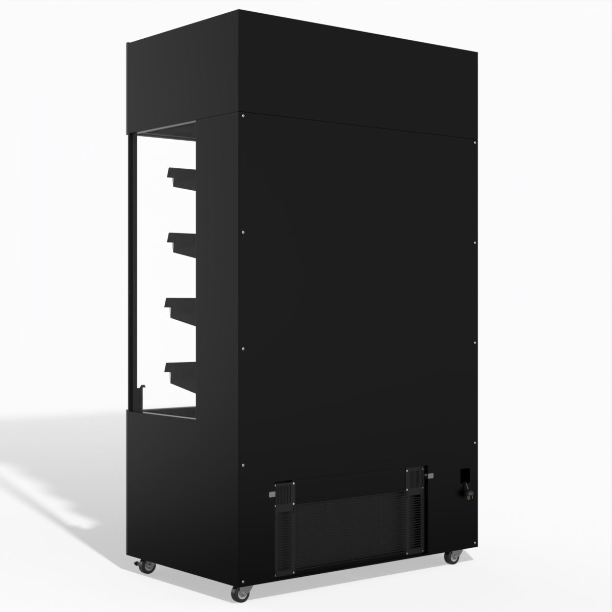 Skope OD1100N Open Deck Fridge - High Sign - Black - OD1100N.HS.FM