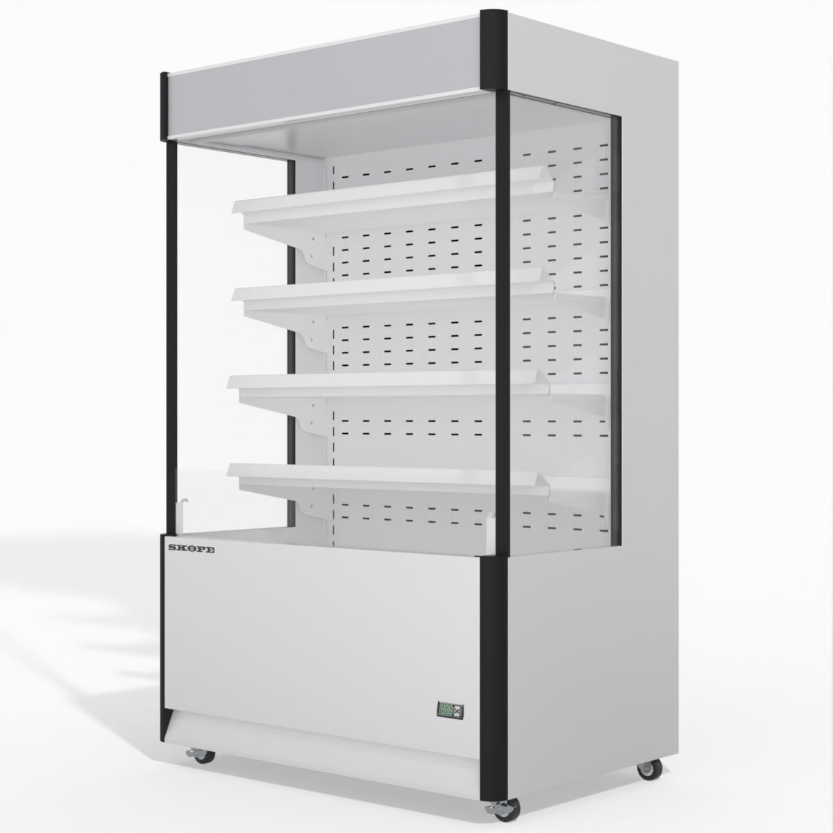 Skope OD1100N Open Deck Fridge - Low Sign - White - OD1100N.LS.FM