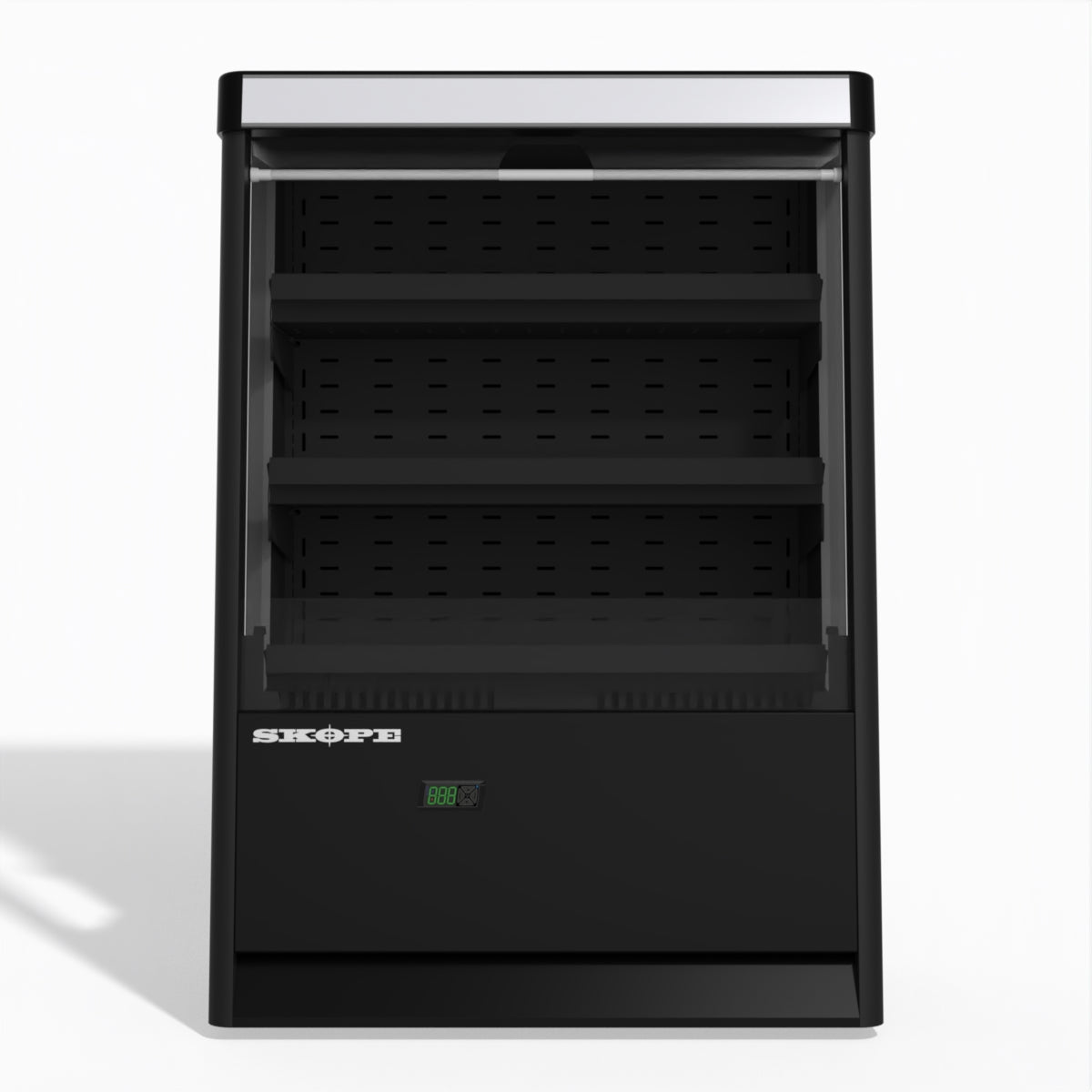 Skope OD400N Open Deck Fridge 314L - Black - OD400N