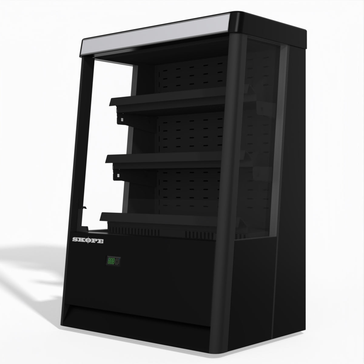 Skope OD400N Open Deck Fridge 314L - Black - OD400N