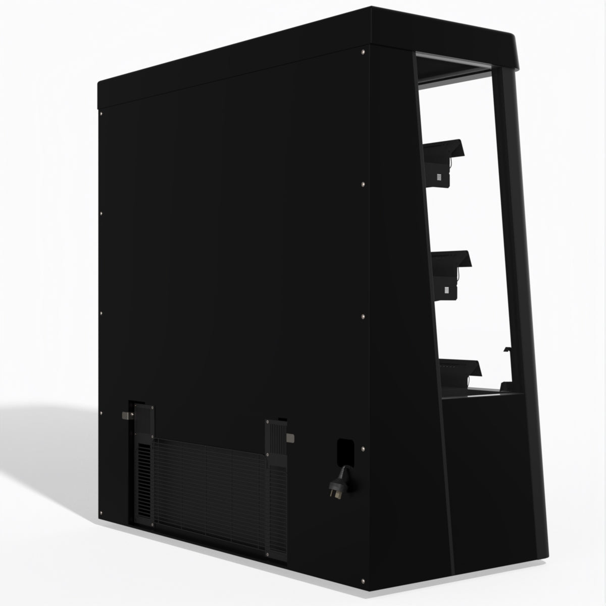 Skope OD460N Open Deck Fridge 403L - Black - OD460N