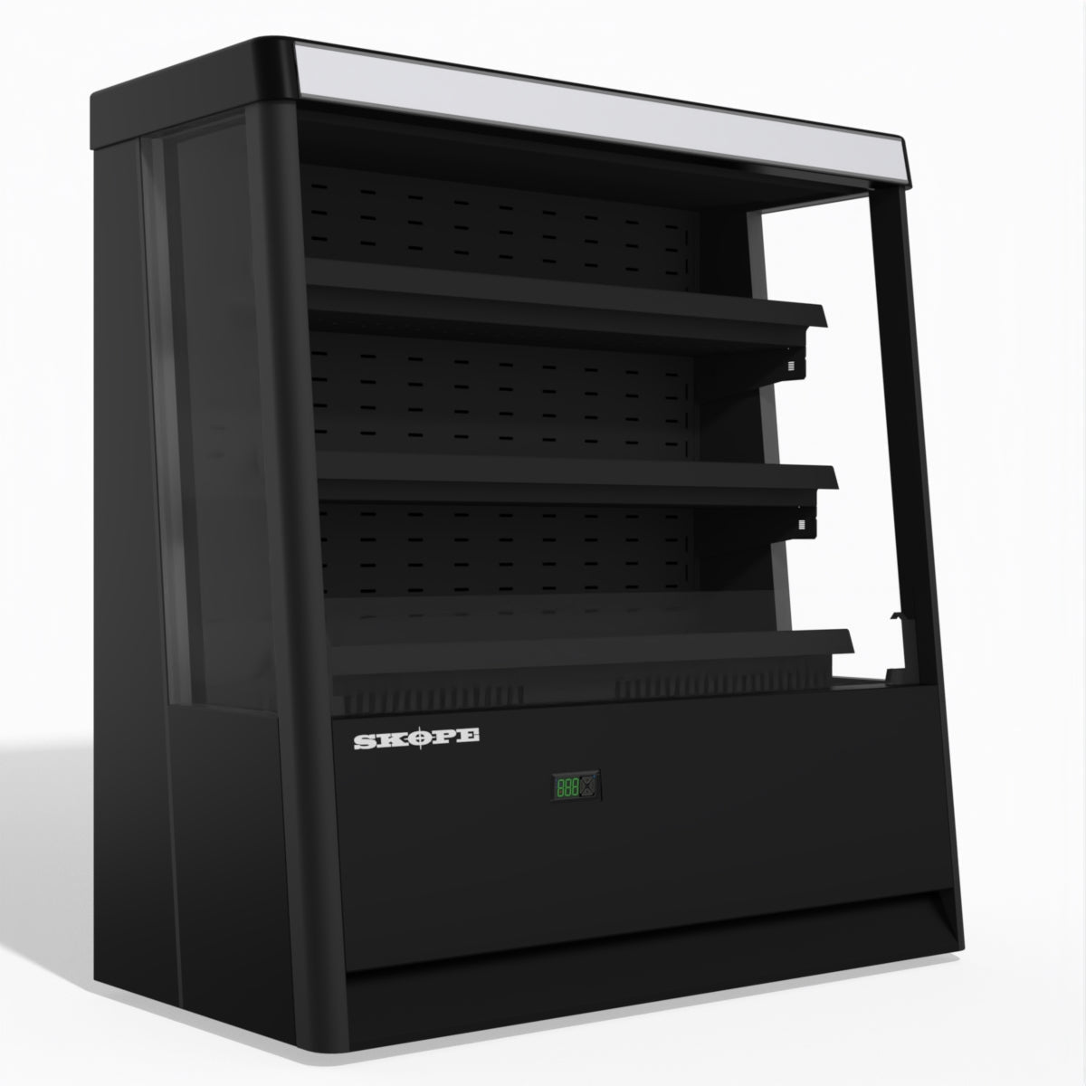 Skope OD460N Open Deck Fridge 403L - Black - OD460N