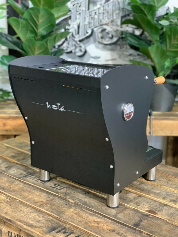 Orchestrale Nota Black with - 1 Group Commercial Espresso Machine - Timber