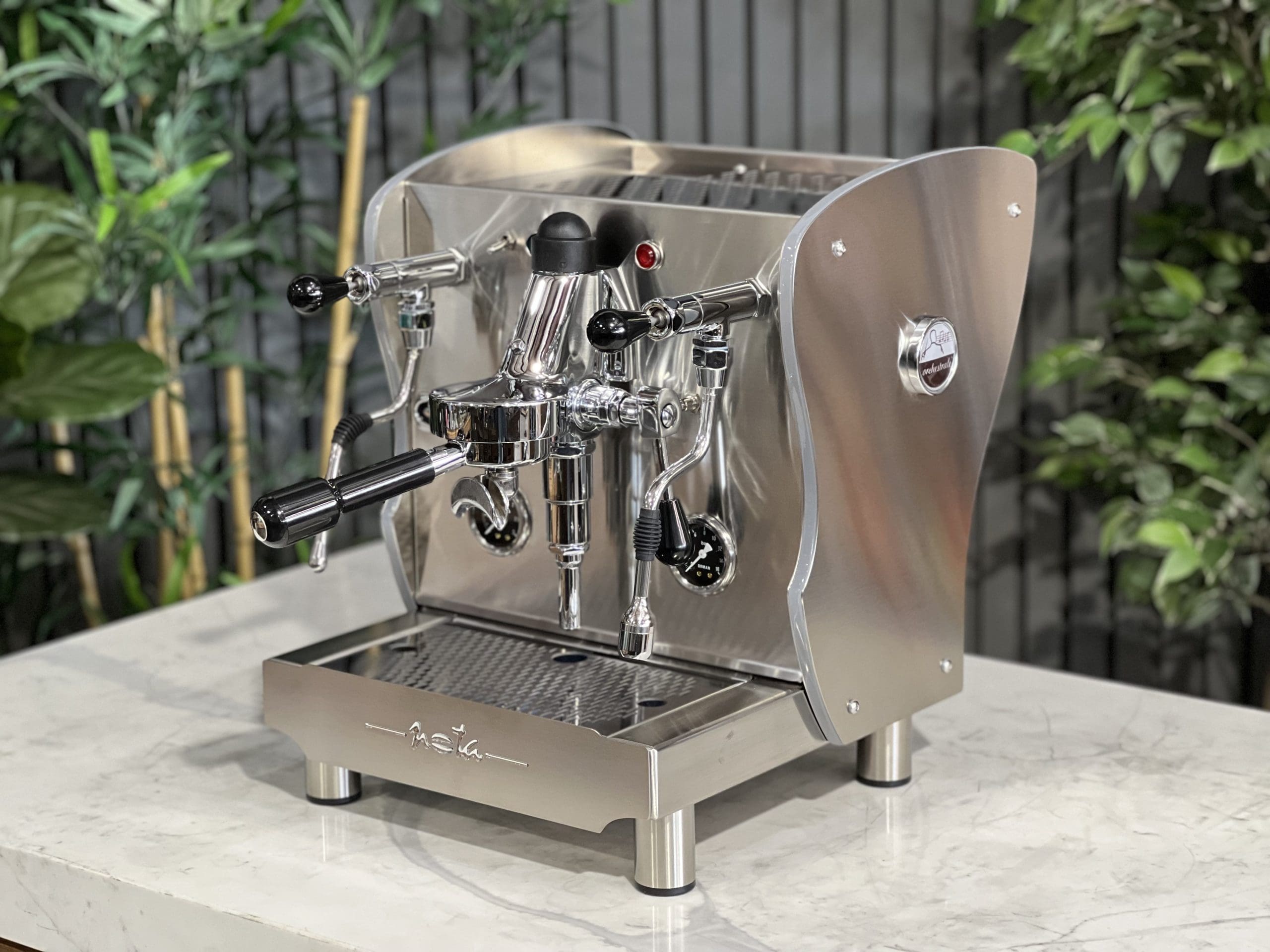 Orchestrale Nota PID w/ Side Lights - 1 Group Commercial Espresso Machine - Stainless