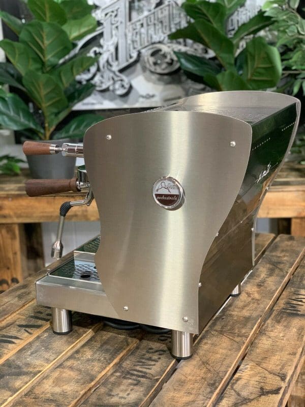 Orchestrale Nota Stainless with - 1 Group Commercial Espresso Machine - Timber