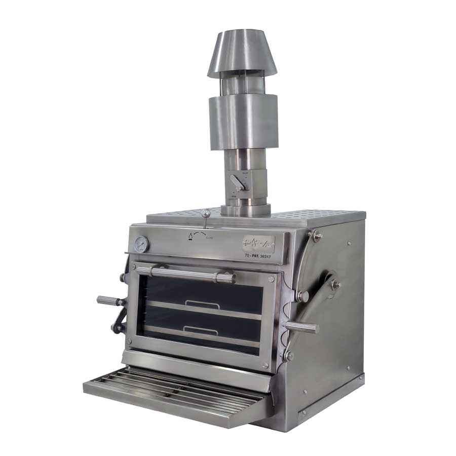 Pira 70 Silver ED Charcoal Oven - 450.107