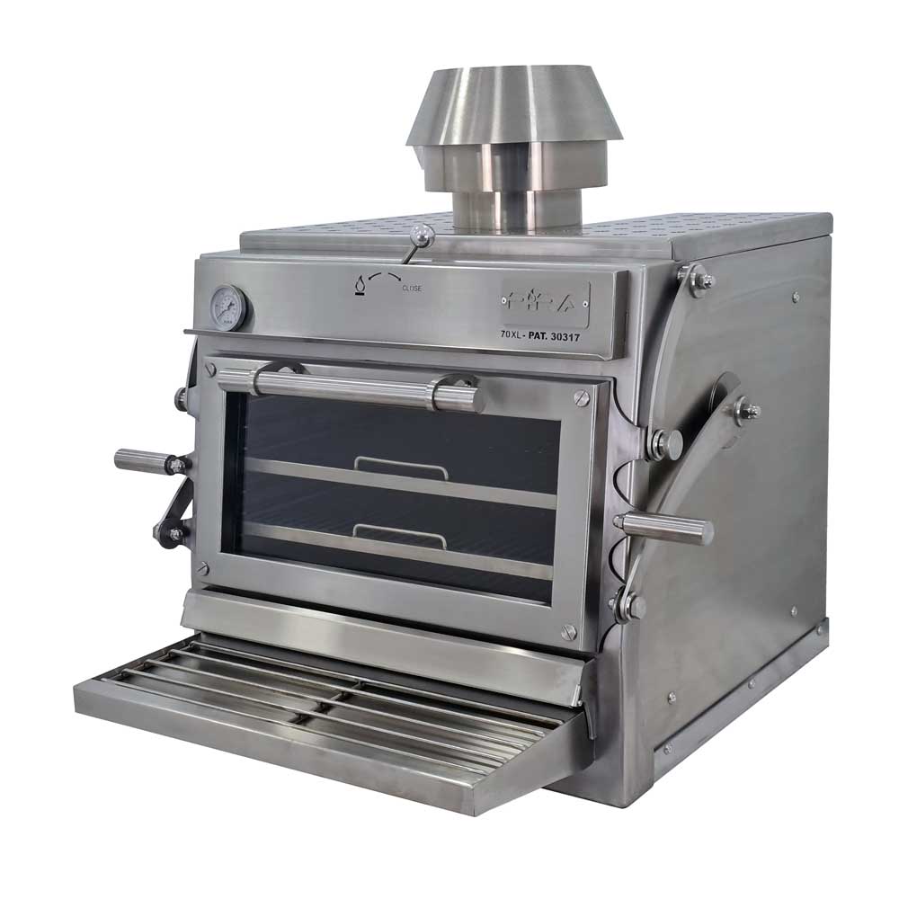 Pira 70 XL Silver ED Charcoal Oven - 480.107