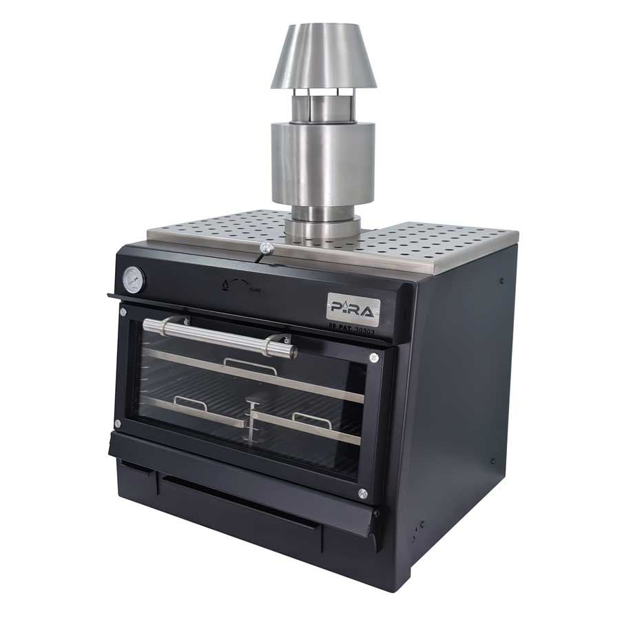 Pira 80 Black AB Charcoal Oven - 490.101