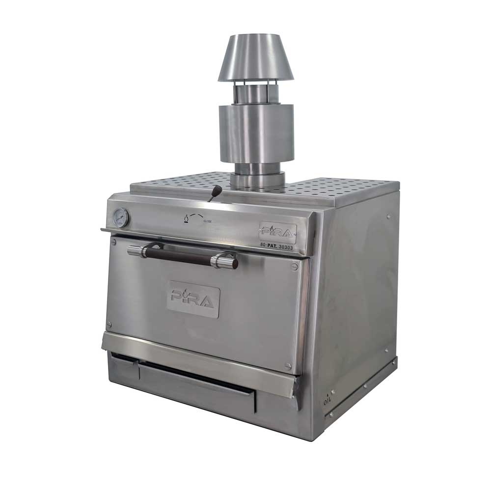 Pira 80 Sillver SD Charcoal Oven - 490.106