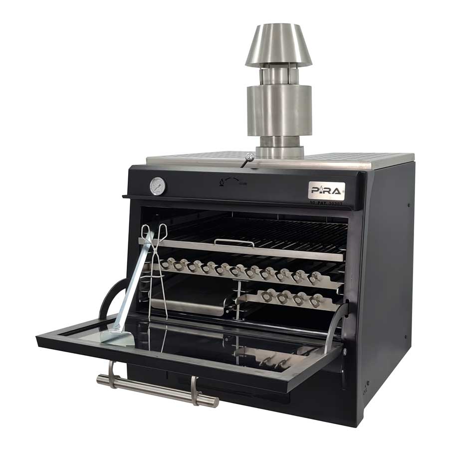 Pira 90 Black AB Charcoal Oven - 500.101