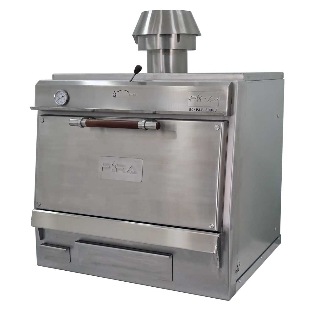 Pira 90 Silver SD Charcoal Oven - 500.106