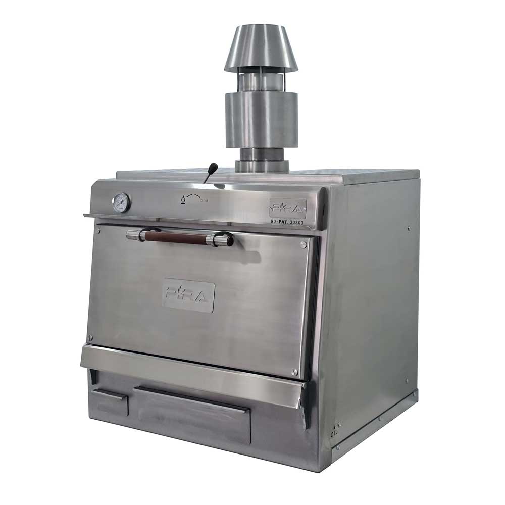 Pira 90 Silver SD Charcoal Oven - 500.106