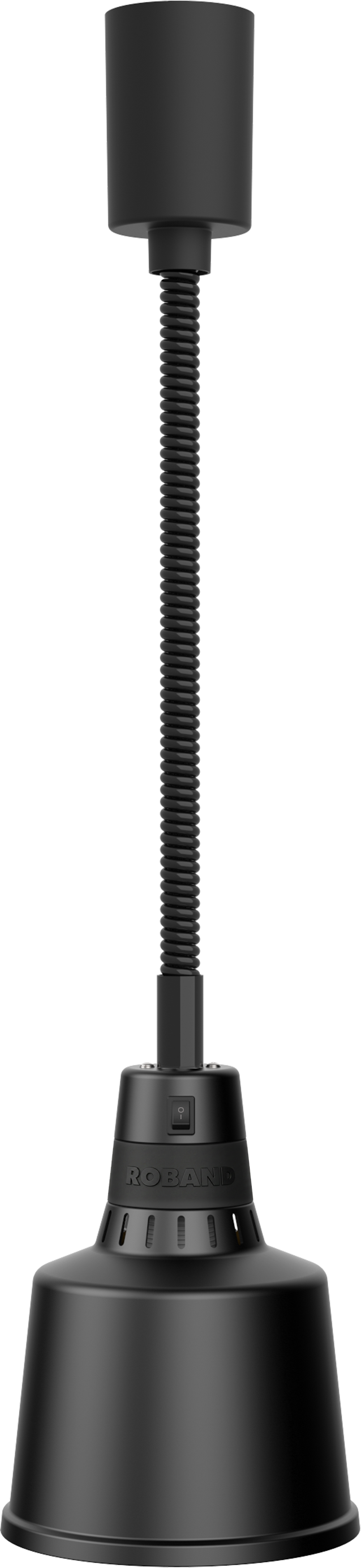 Roband 200 Series Pendant Heat Lamp Black - PR20BK
