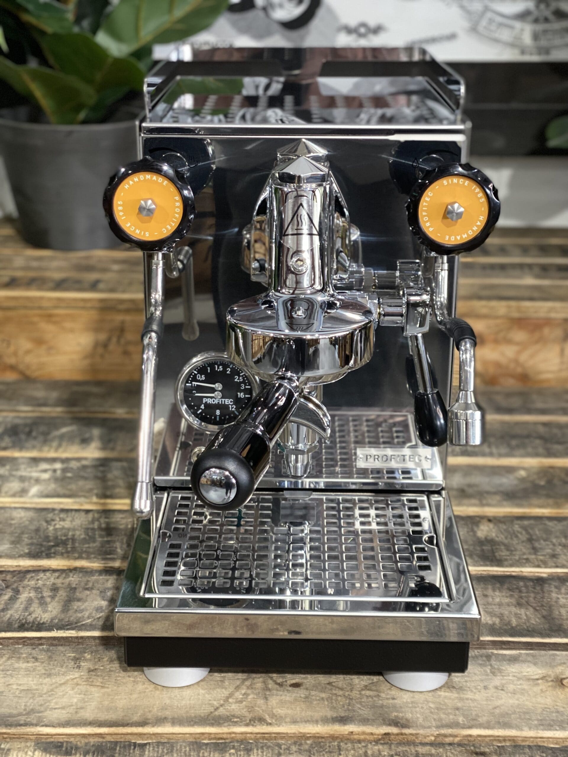 Profitec Pro 400 Twist Taps - 1 Group Commercial Espresso Machine - Yellow