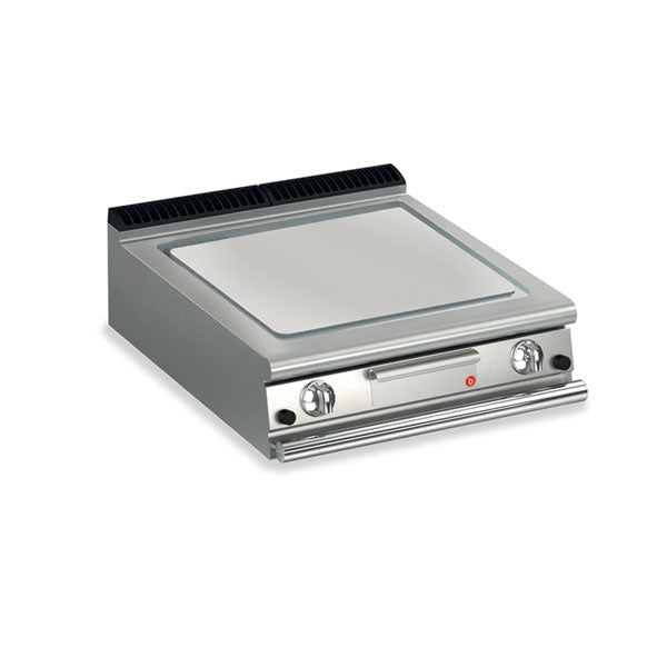 Baron 2 Burner Gas Fry Top With Smooth Mild Steel Plate Q70SFT/G800