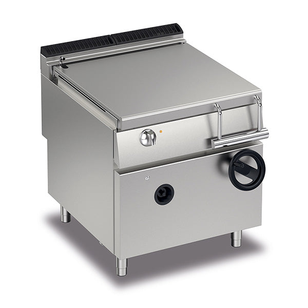 Baron 80L Gas Bratt Pan With Manual Tilting Q90BR/G80