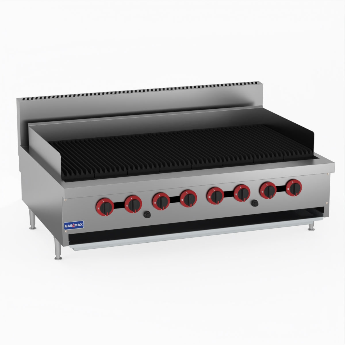 GasMax QR-48E 8 Burner Char Grill Top - Natural Gas/LPG