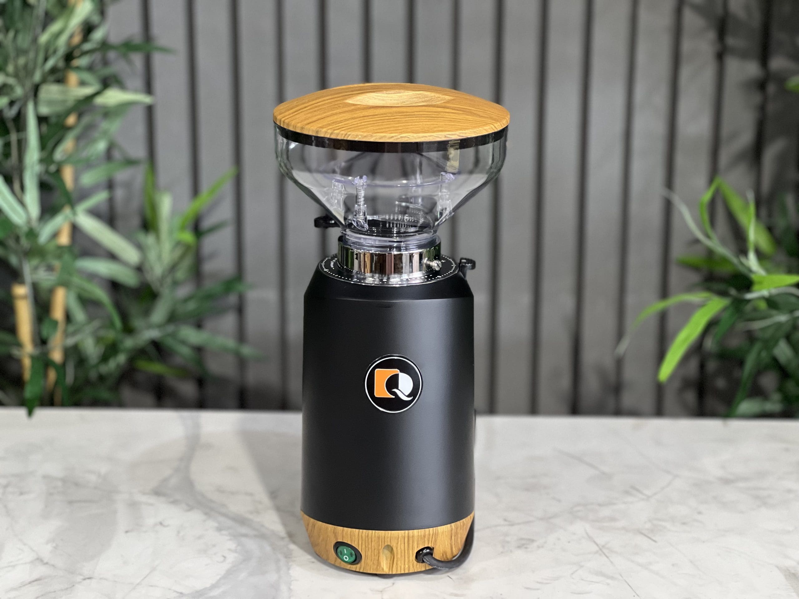 Quamar Nemo-Q Black - Coffee Grinder - Timber