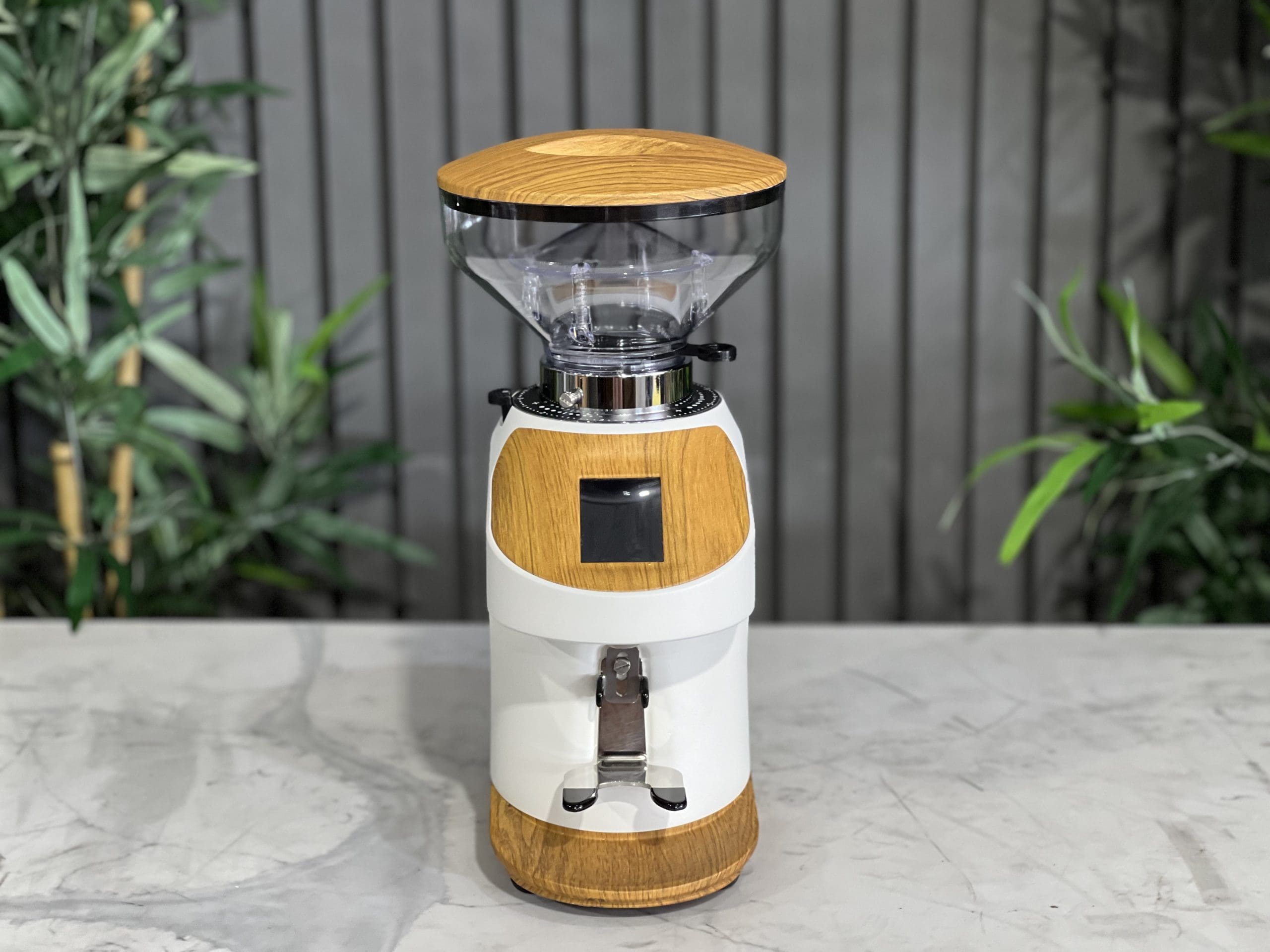Quamar Nemo-Q White - Coffee Grinder - Timber