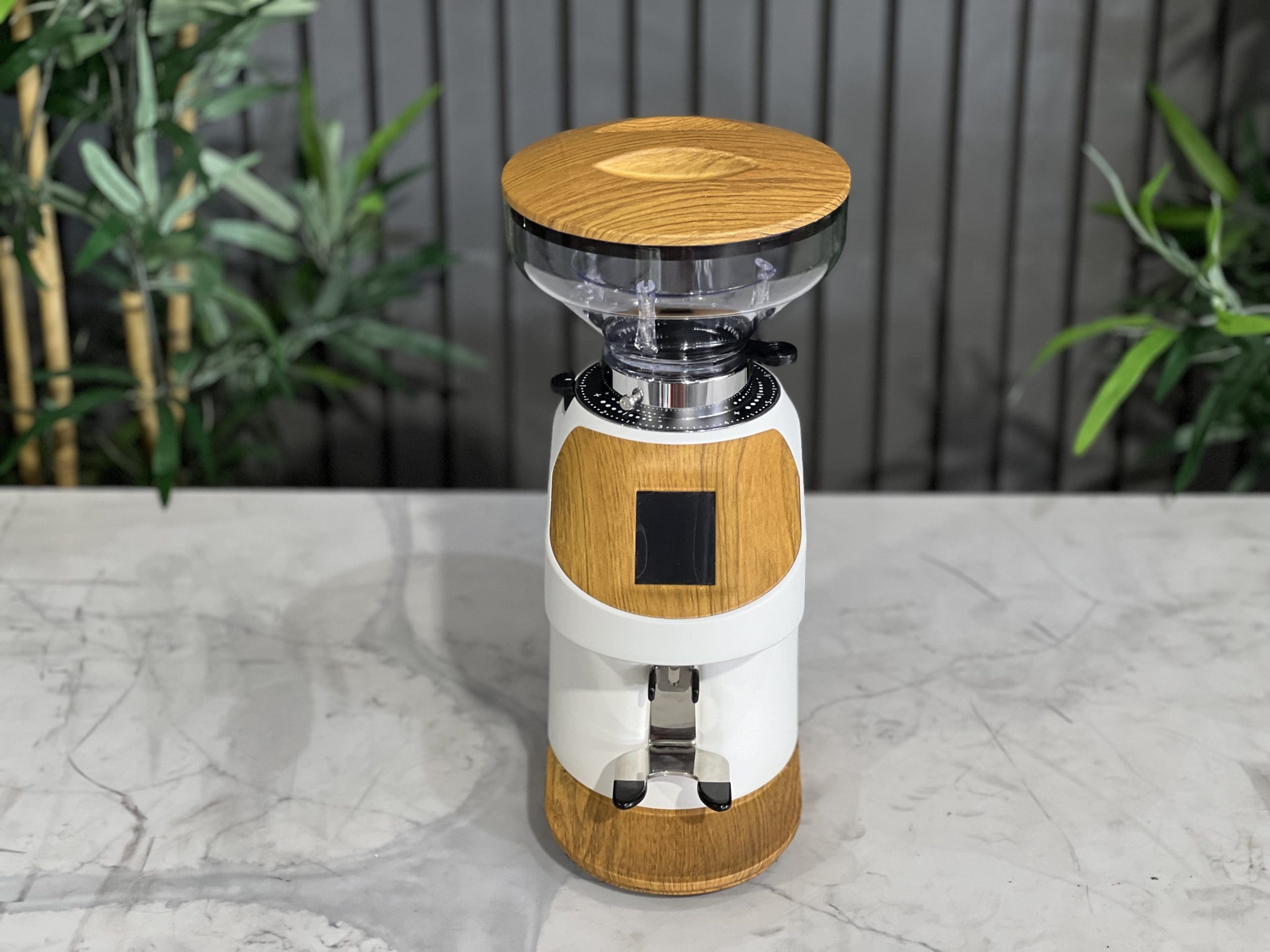 Quamar Nemo-Q White - Coffee Grinder - Timber