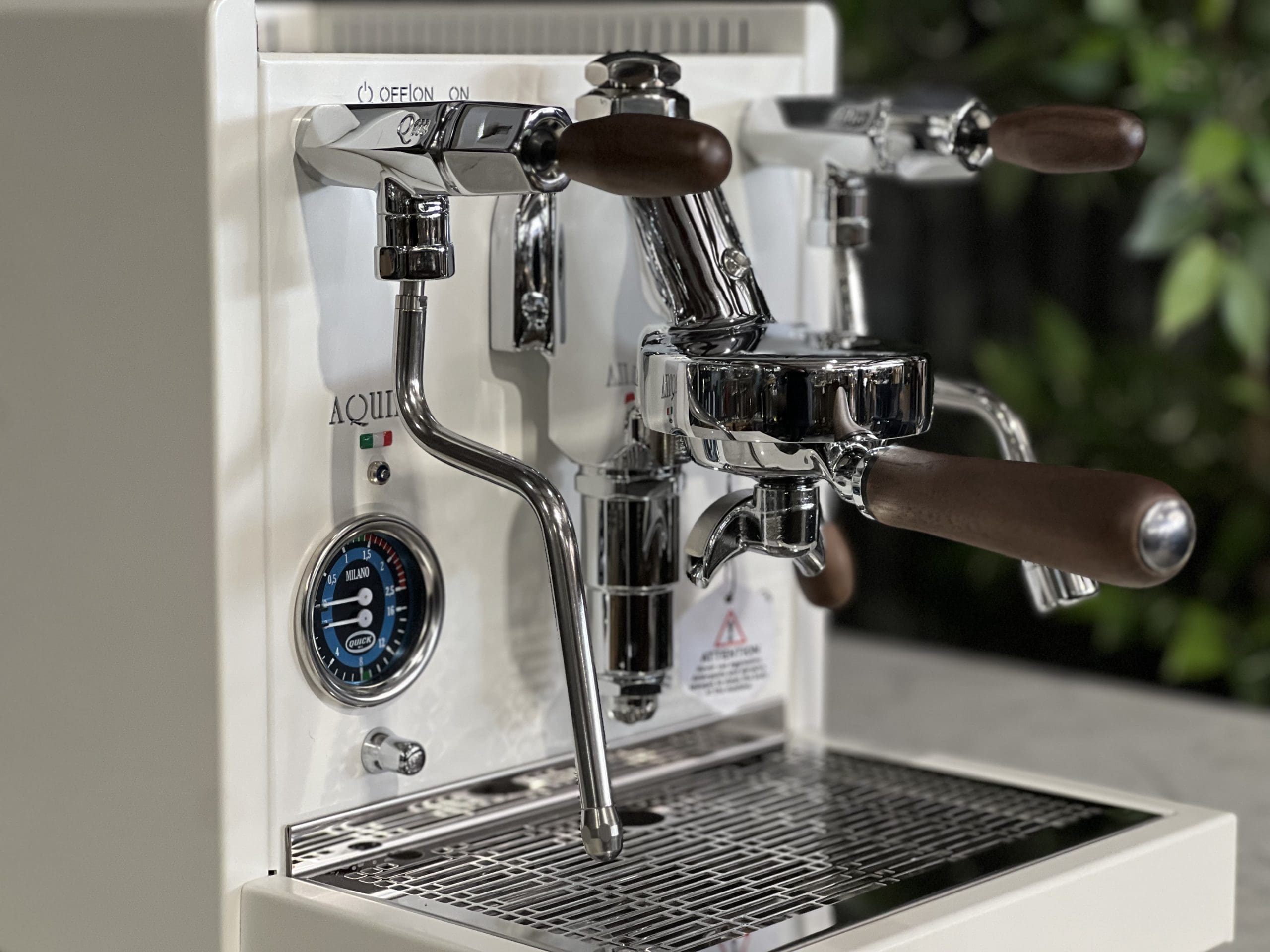 Quick Mill Aquila PLUS Rotary PID New - 1 Group Commercial Espresso Machine - White