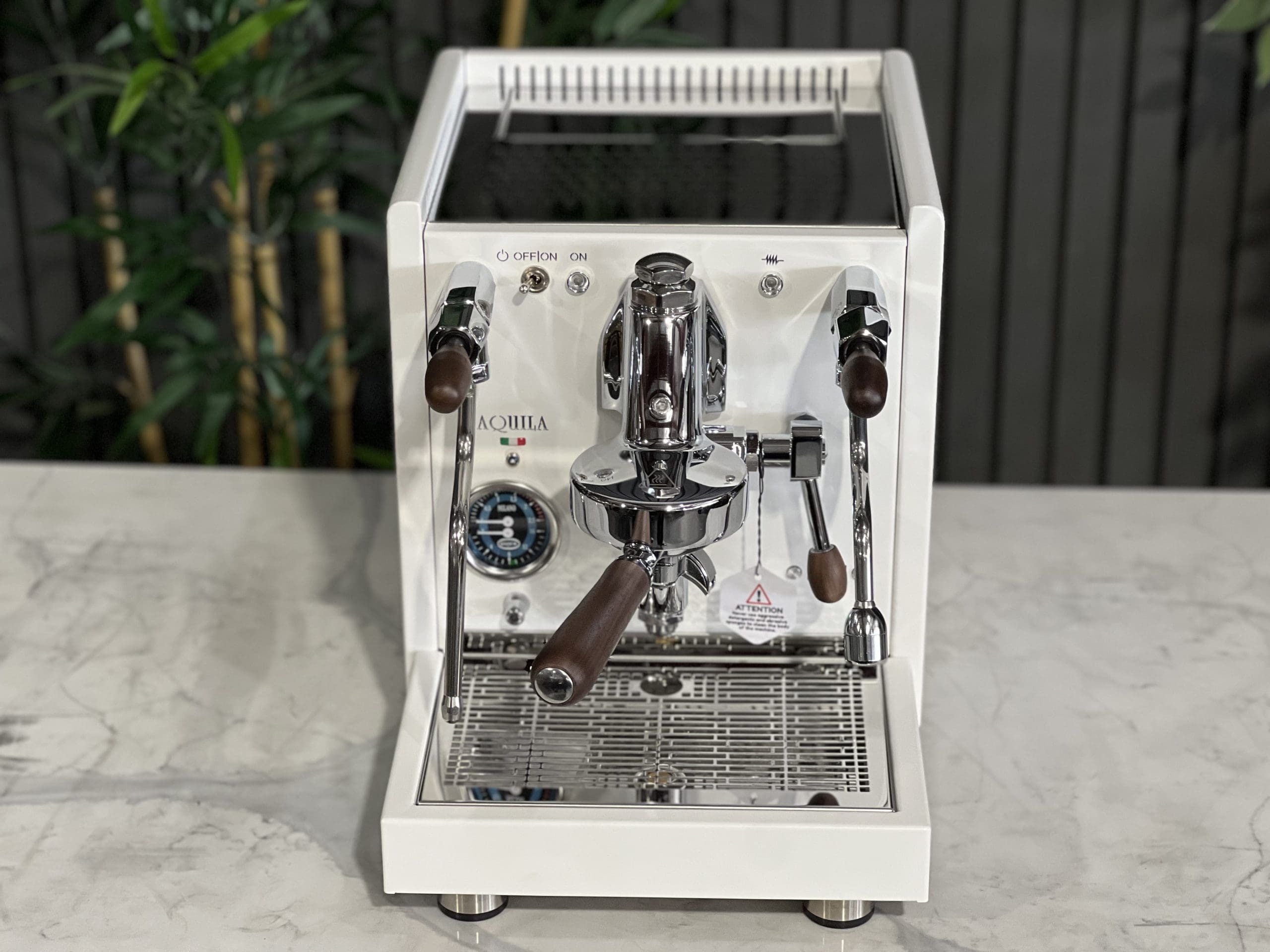 Quick Mill Aquila PLUS Rotary PID New - 1 Group Commercial Espresso Machine - White