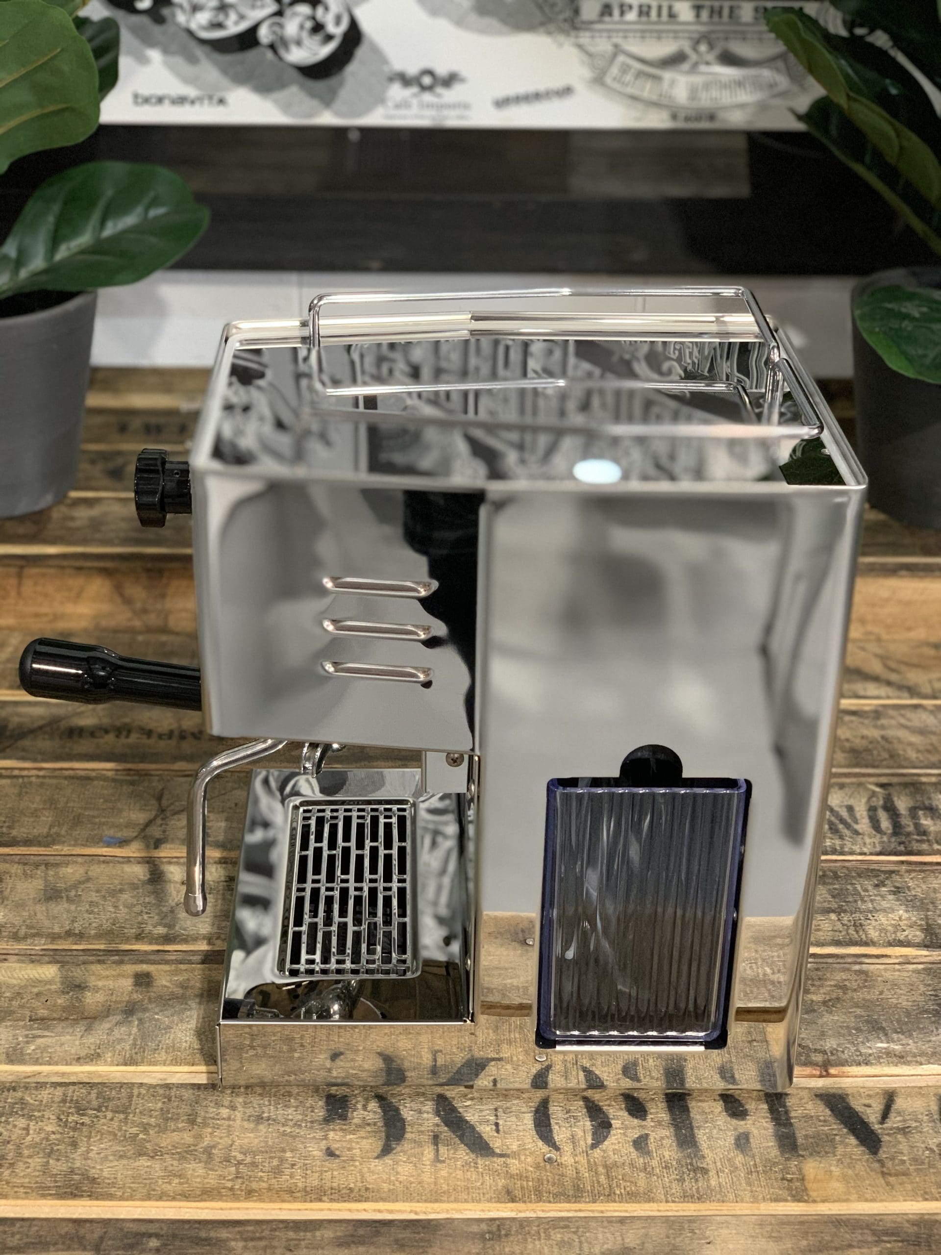 Quick Mill Pippa Tank - 1 Group Commercial Espresso Machine - Stainless