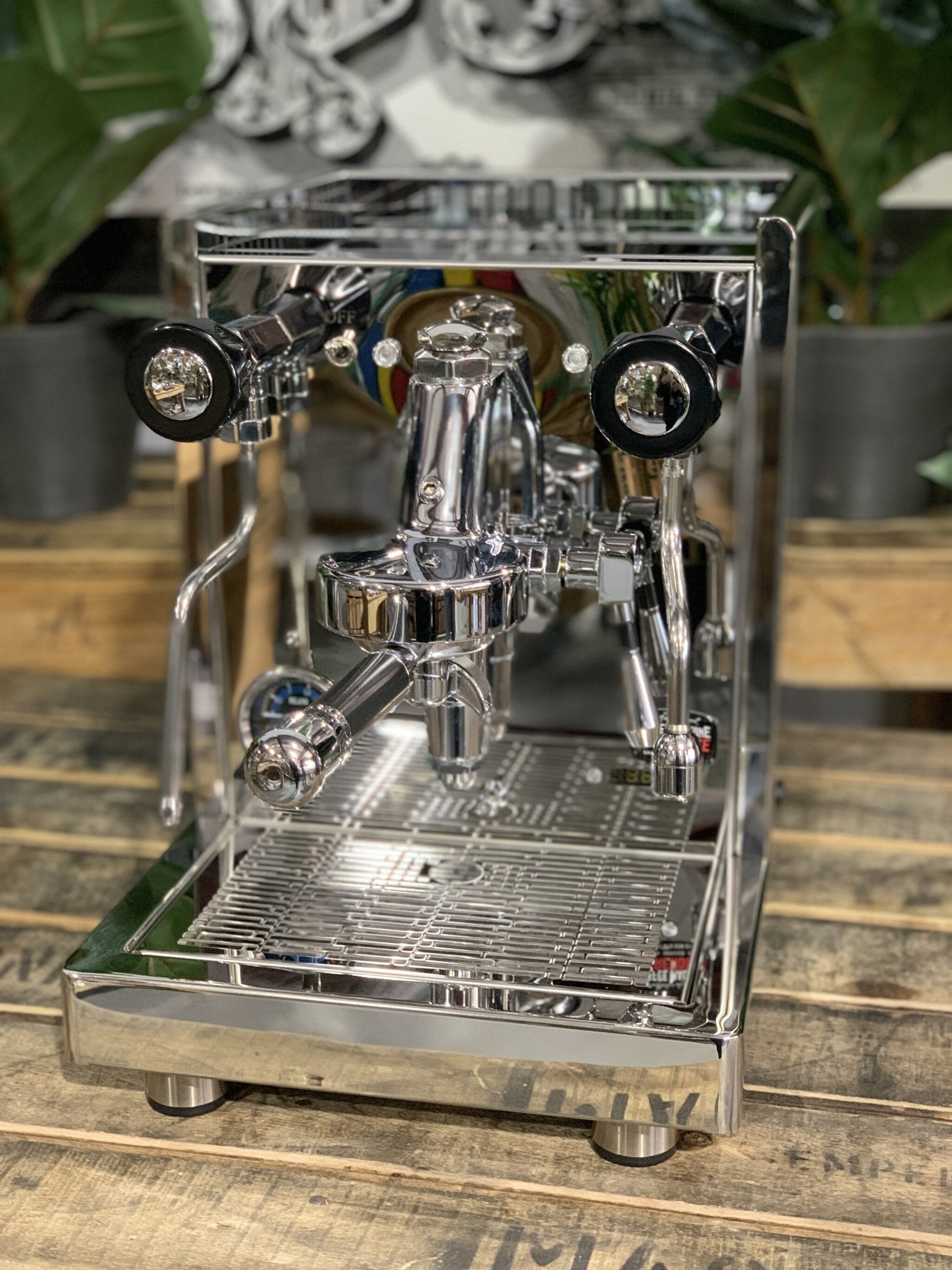 Quick Mill Aquila PLUS Rotary PID - 1 Group Commercial Espresso Machine - Stainless