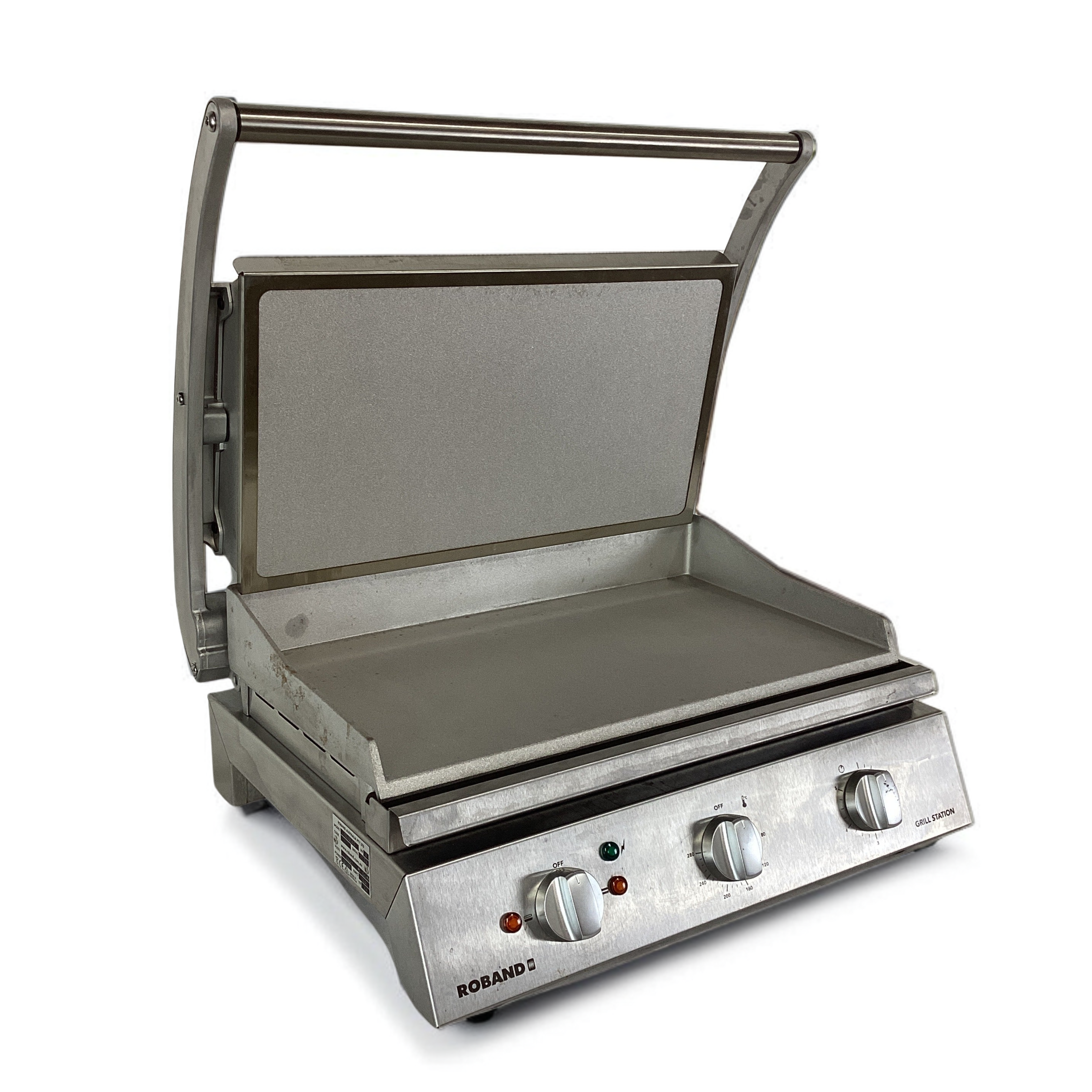 Roband Grill Station 8 slice, Smooth Plates with Electronic Timer 10A - GSA810SE