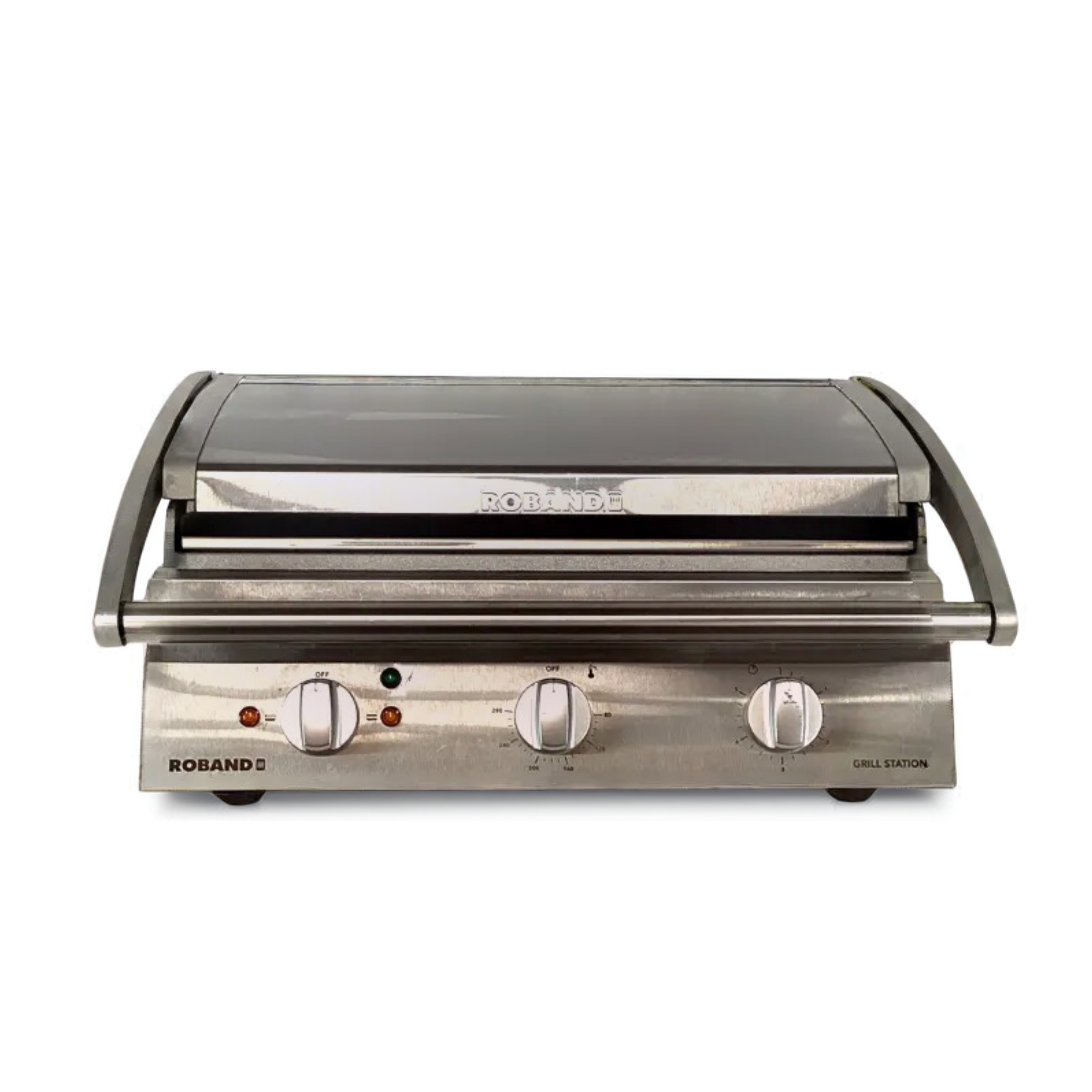 Roband Grill Station 8 slice, Smooth Plates with Electronic Timer 10A - GSA810SE