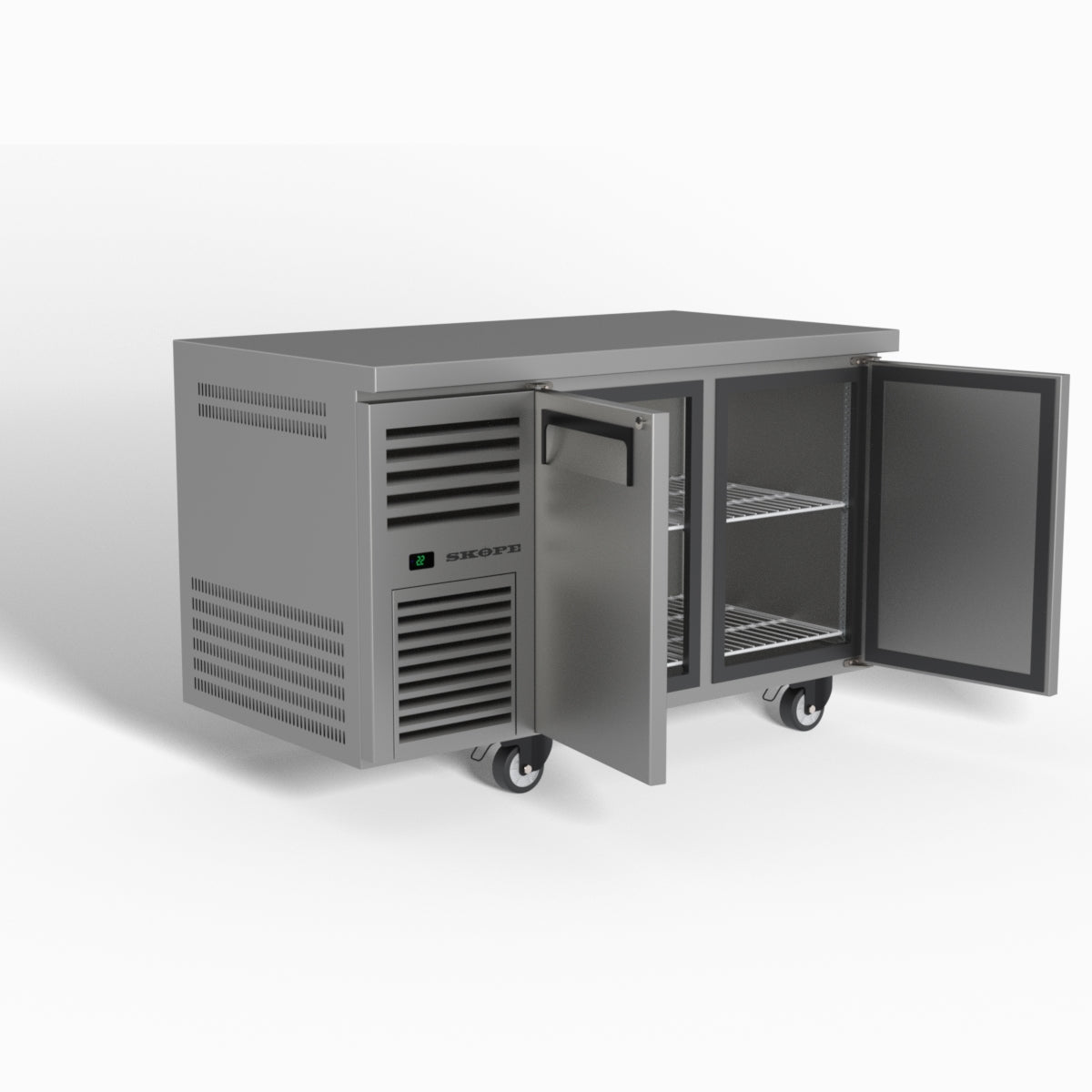 Skope ReFlex 2 Solid Door Underbench GN 1/1 Compatible Fridge 248L - RF7.UBR.2.SD