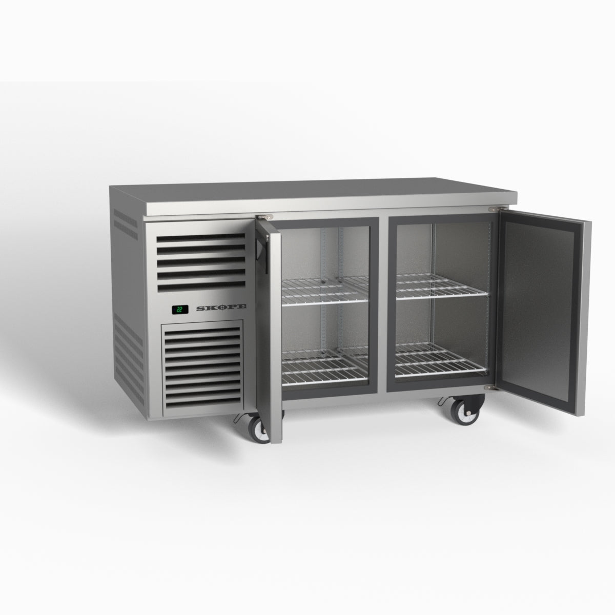 Skope ReFlex 2 Solid Door Underbench GN 1/1 Compatible Fridge 248L - RF7.UBR.2.SD