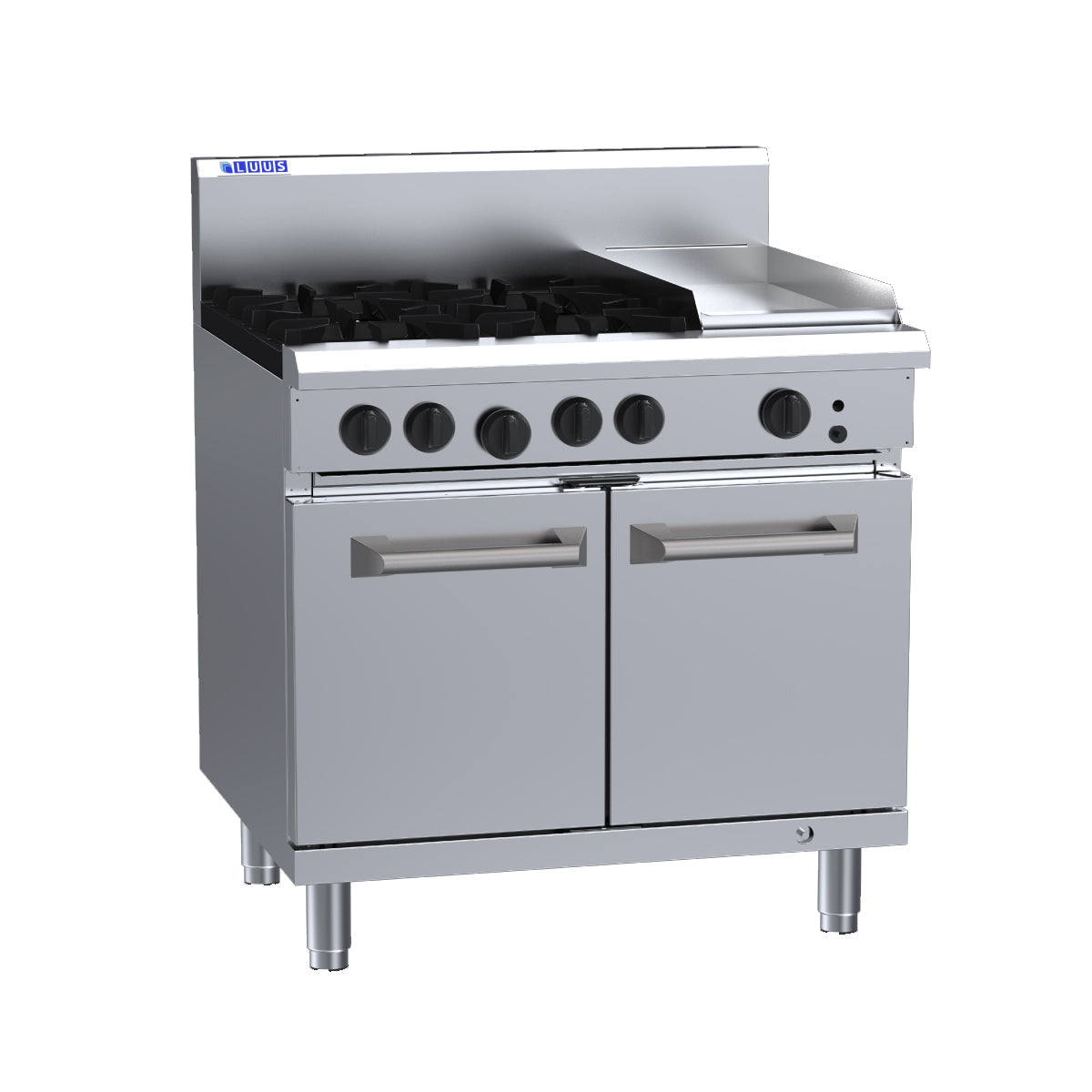Luus 4 Burner 300mm Griddle with Oven RS-4B3P
