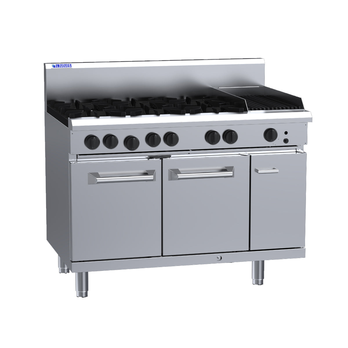 Luus 6 Burner 300mm Chargrill with Oven RS-6B3C-NG - Natural Gas