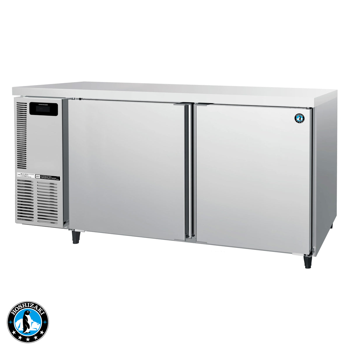 Hoshizaki Pillarless 2 Door Underbench Fridge - 1500mmWx600mmD