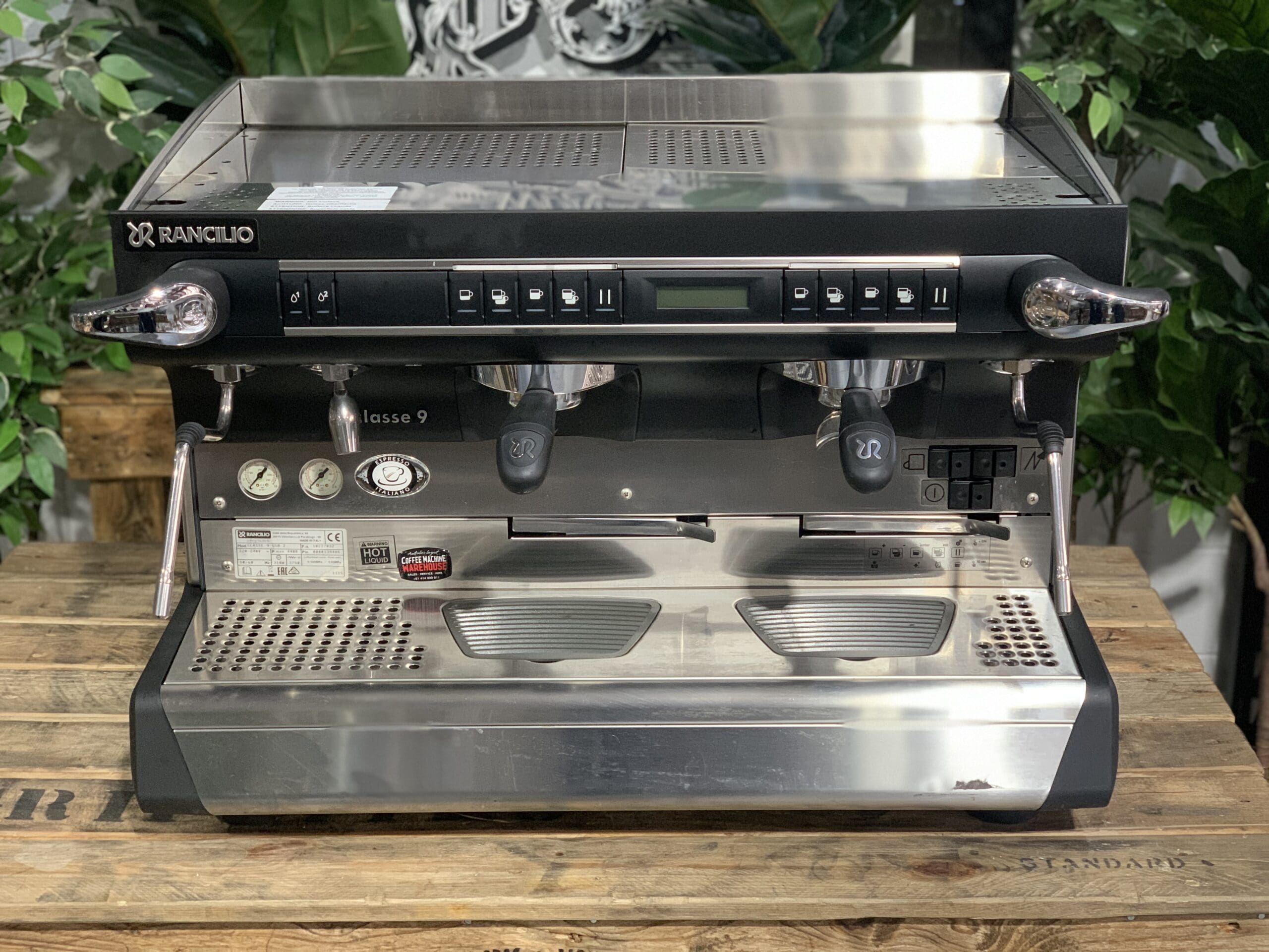 Rancilio Classe 9 USB High Cup 2 Group Stainless Steel - 18188