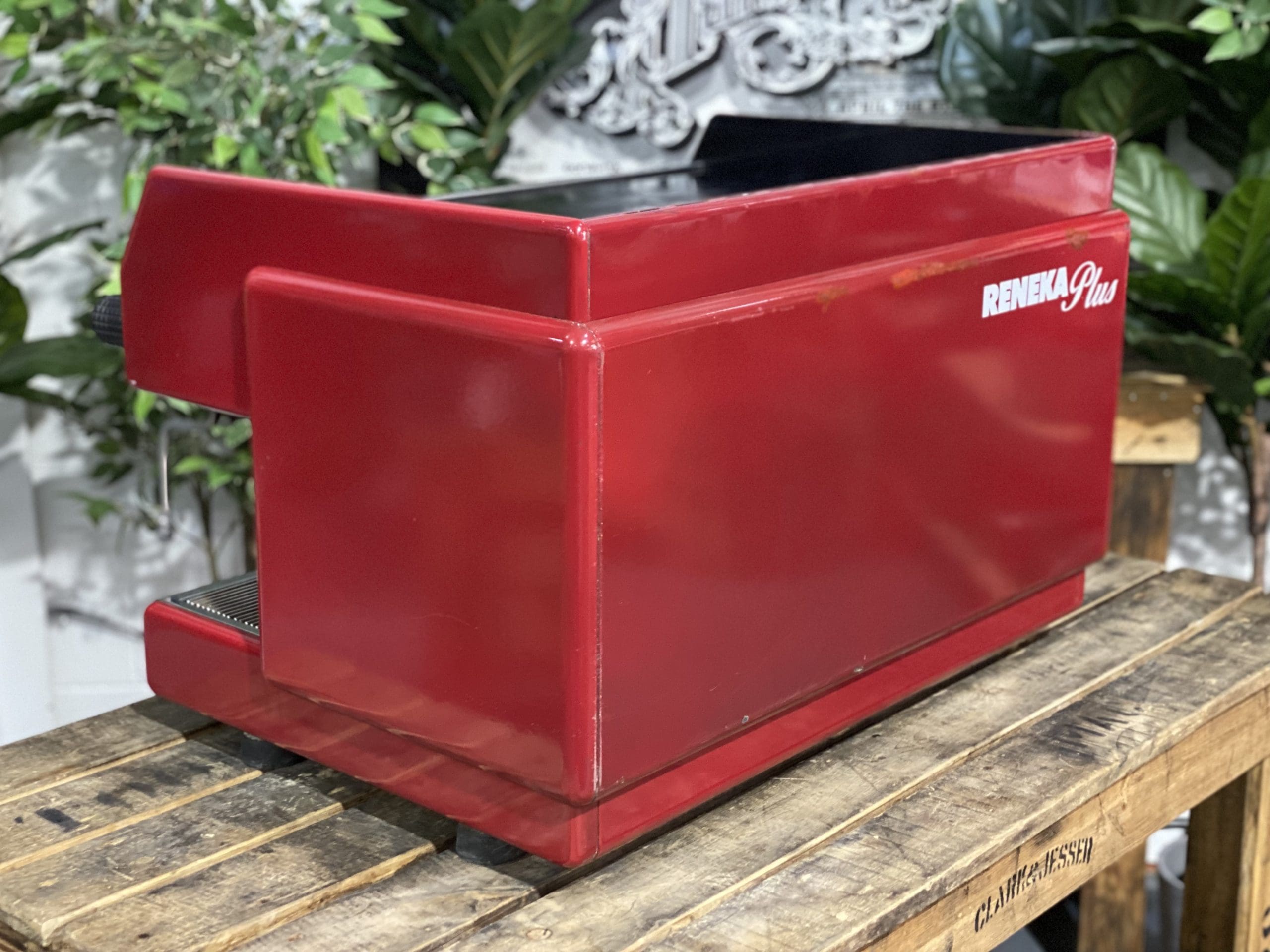Reneka Plus Low Cup - 2 Group Commercial Espresso Machine - Red