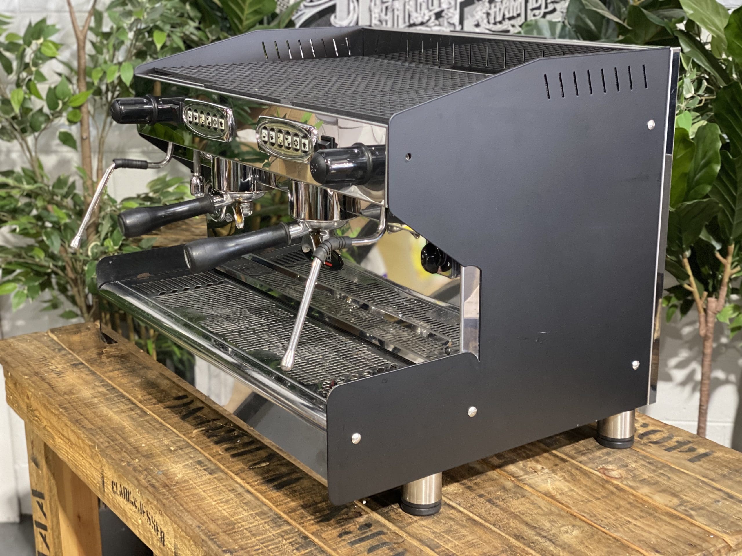 SAB Jolly Prestige 2 Group Black & Stainless Steel Espresso Coffee Machine - 29450