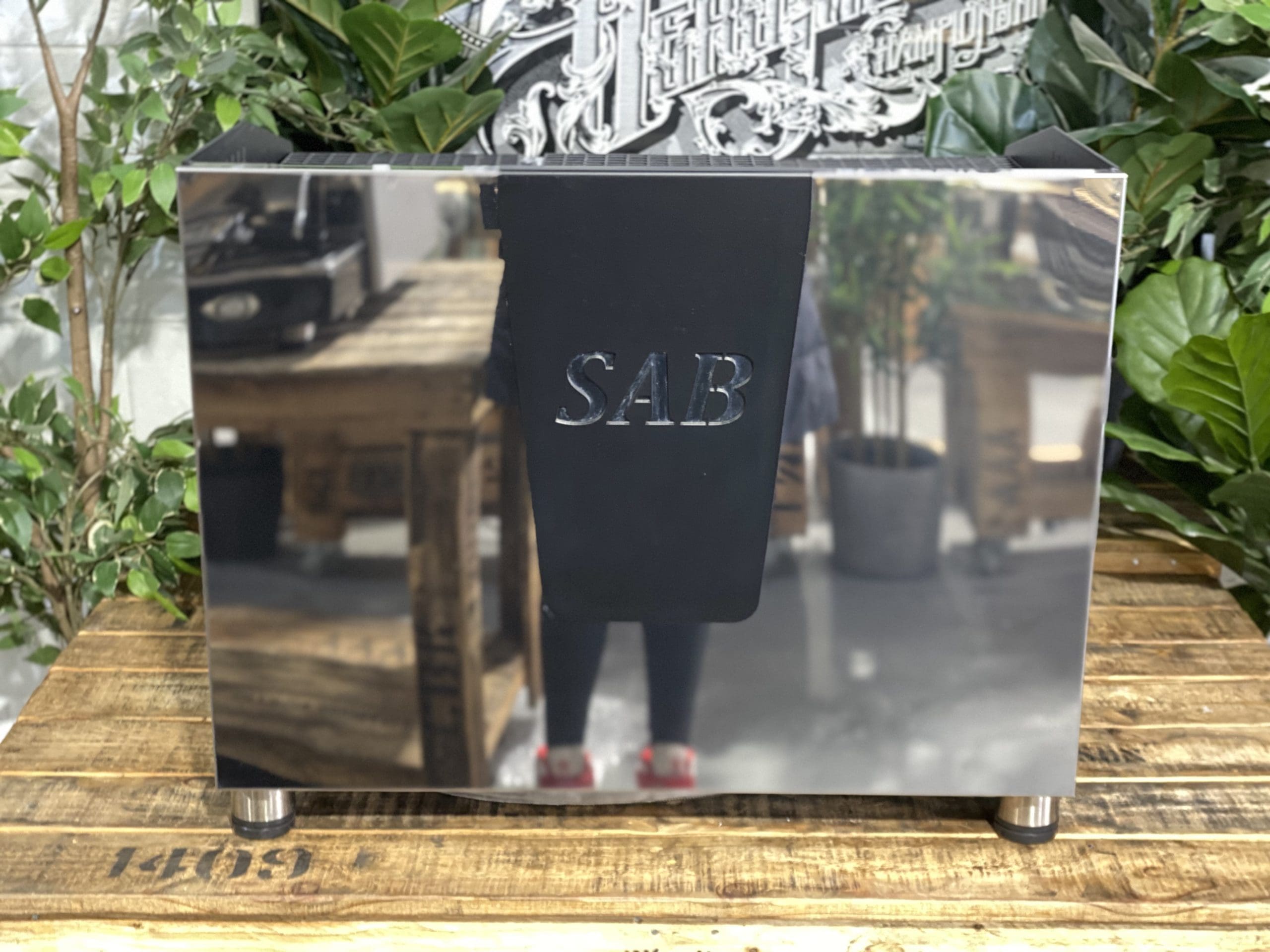 SAB Jolly Prestige 2 Group Black & Stainless Steel Espresso Coffee Machine - 29450