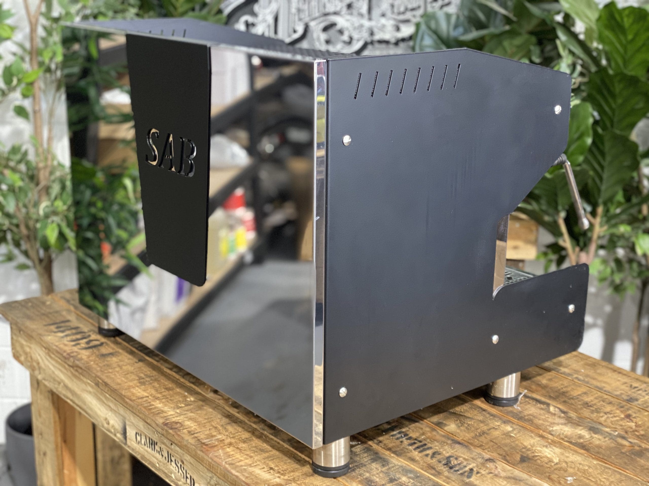 SAB Jolly Prestige 2 Group Black & Stainless Steel Espresso Coffee Machine - 29450