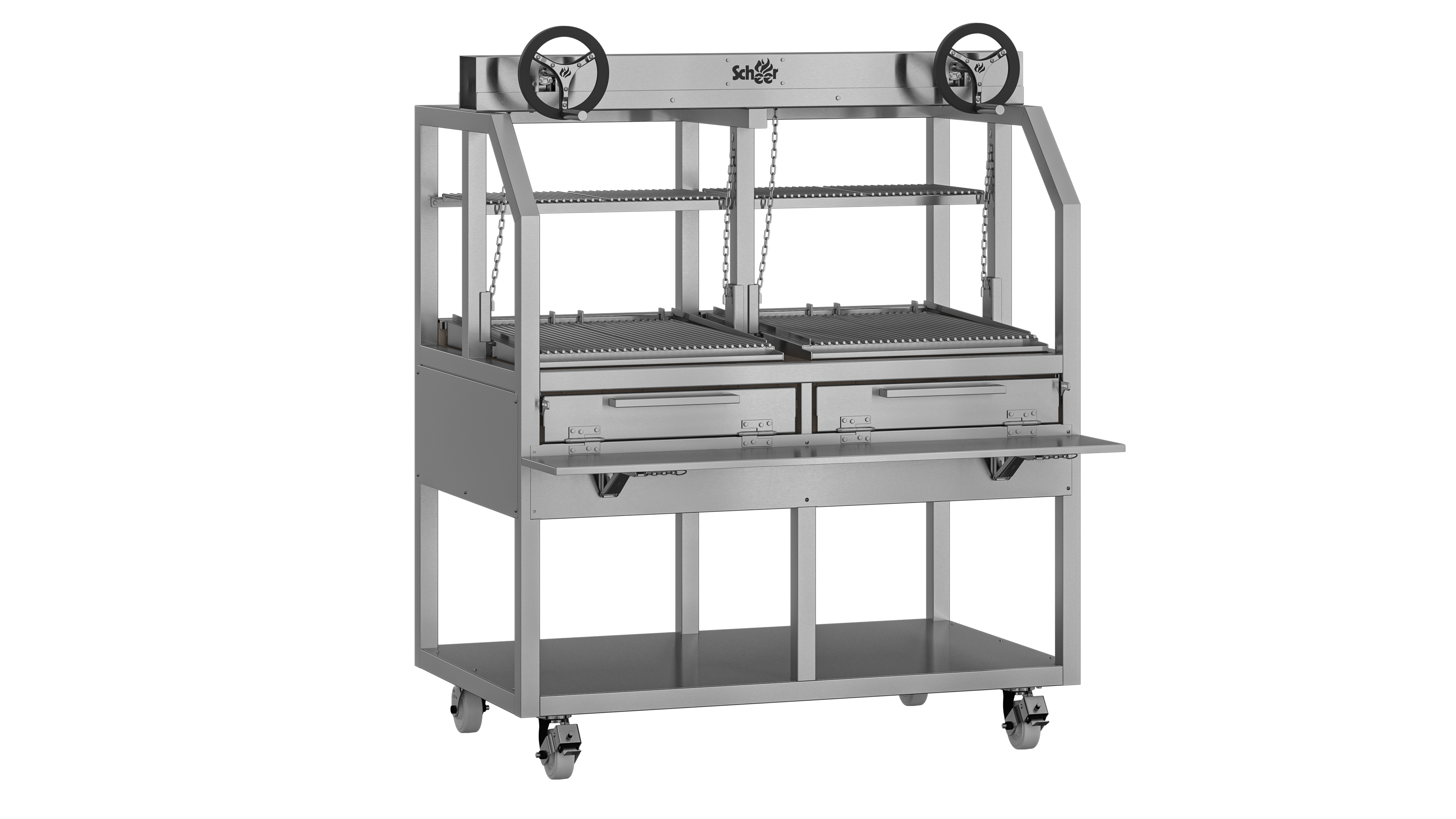 Scheer Parrilla 675 Charcoal & Wood Grill - 1000mm - P675-1000
