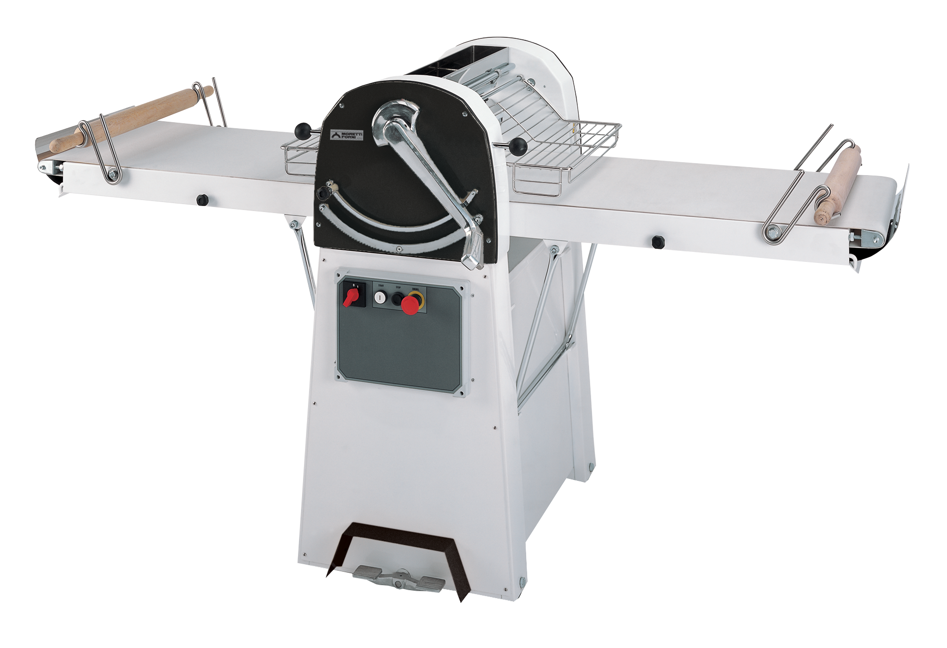 Moretti Forni Freestanding Pastry Dough Sheeter - 1175 x 600mm Belt - SF/60 P
