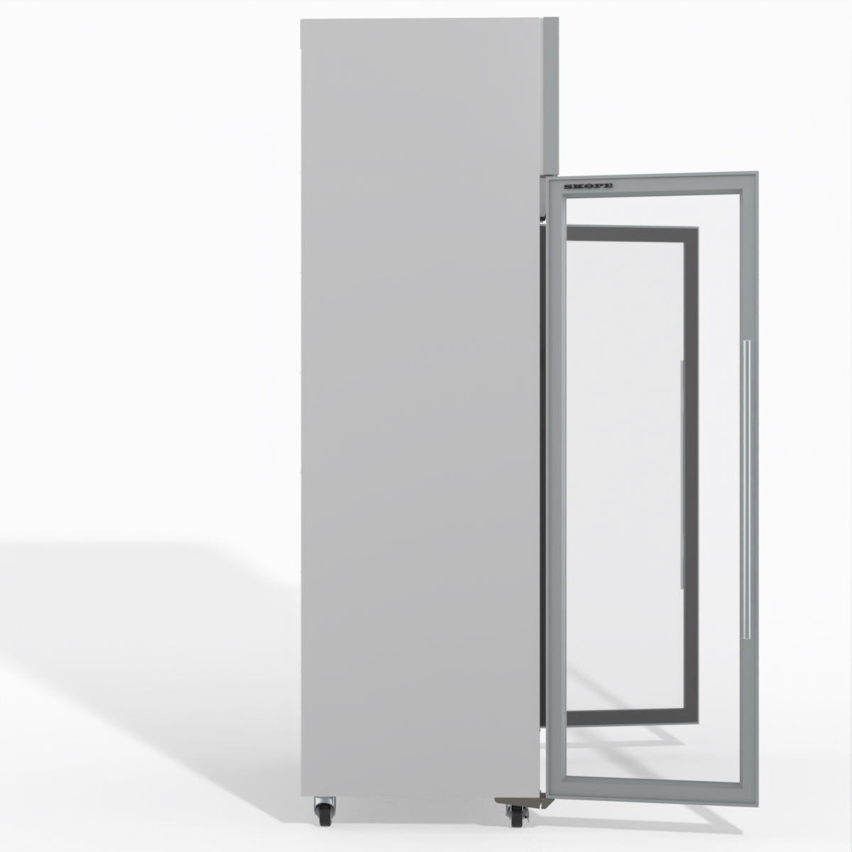 Skope TMF1000N-A 2 1 Glass Door Upright Display or Storage Freezer 896L - White - TMF1000N-A
